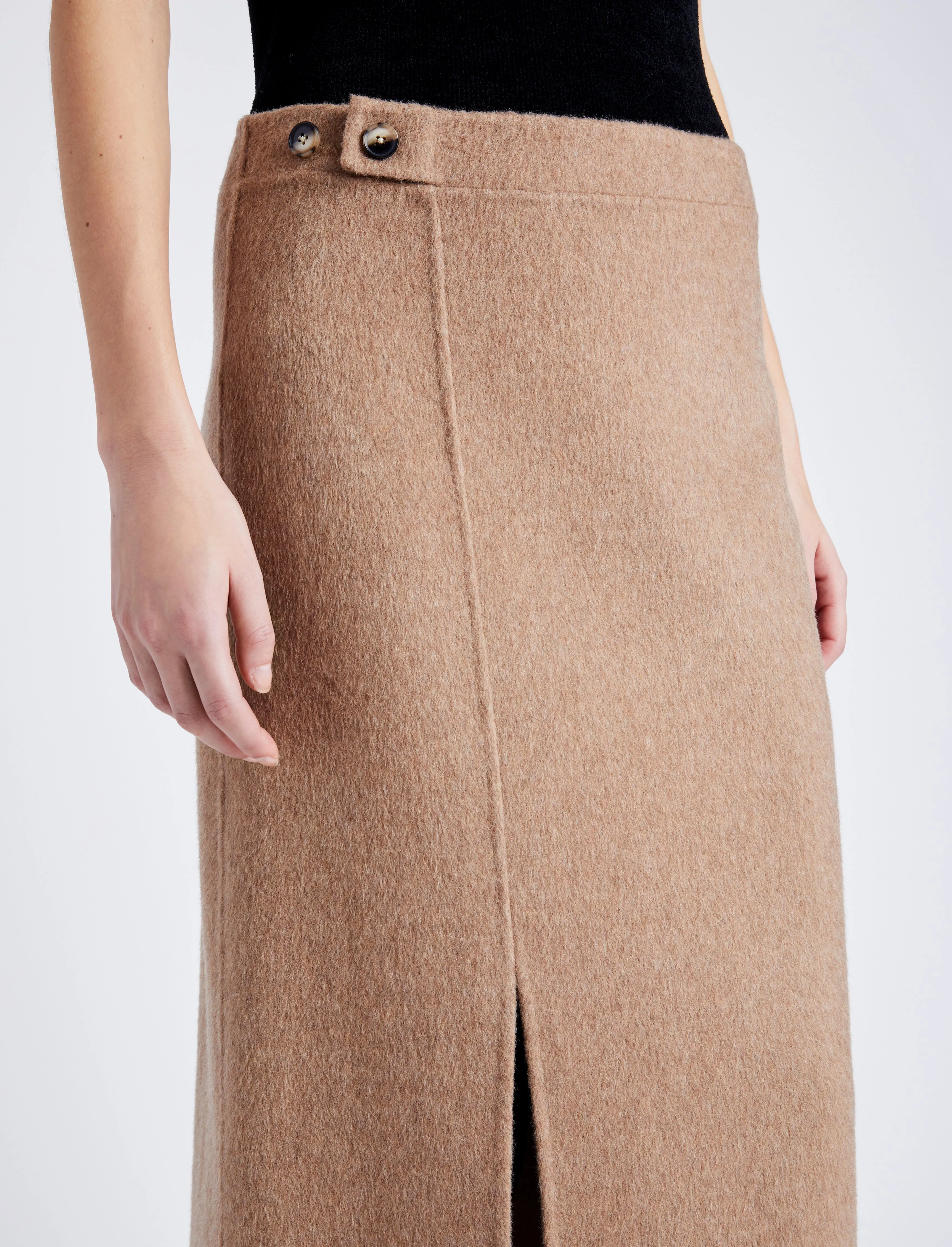 Adrian Skirt in Brushed Wool sold by Proenza Schouler product image thumbnail 5