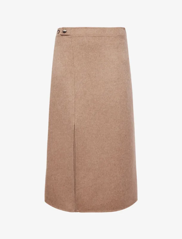 Adrian Skirt in Brushed Wool sold by Proenza Schouler