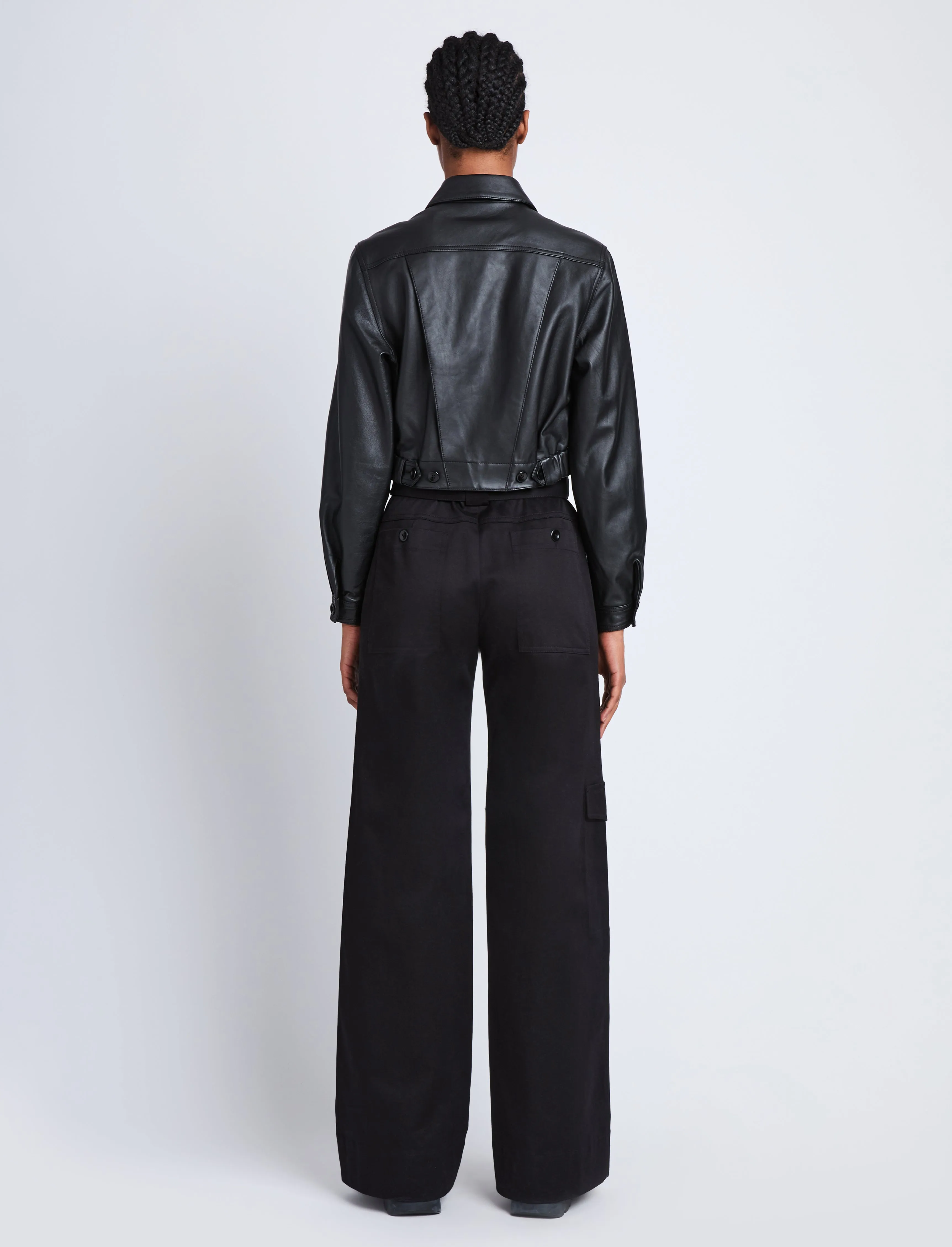 Cropped Leather Jacket sold by Proenza Schouler product image thumbnail 5
