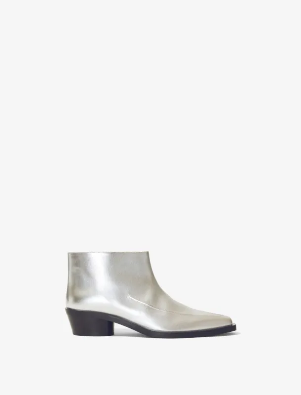 Bronco Ankle Boots in Metallic Leather sold by Proenza Schouler