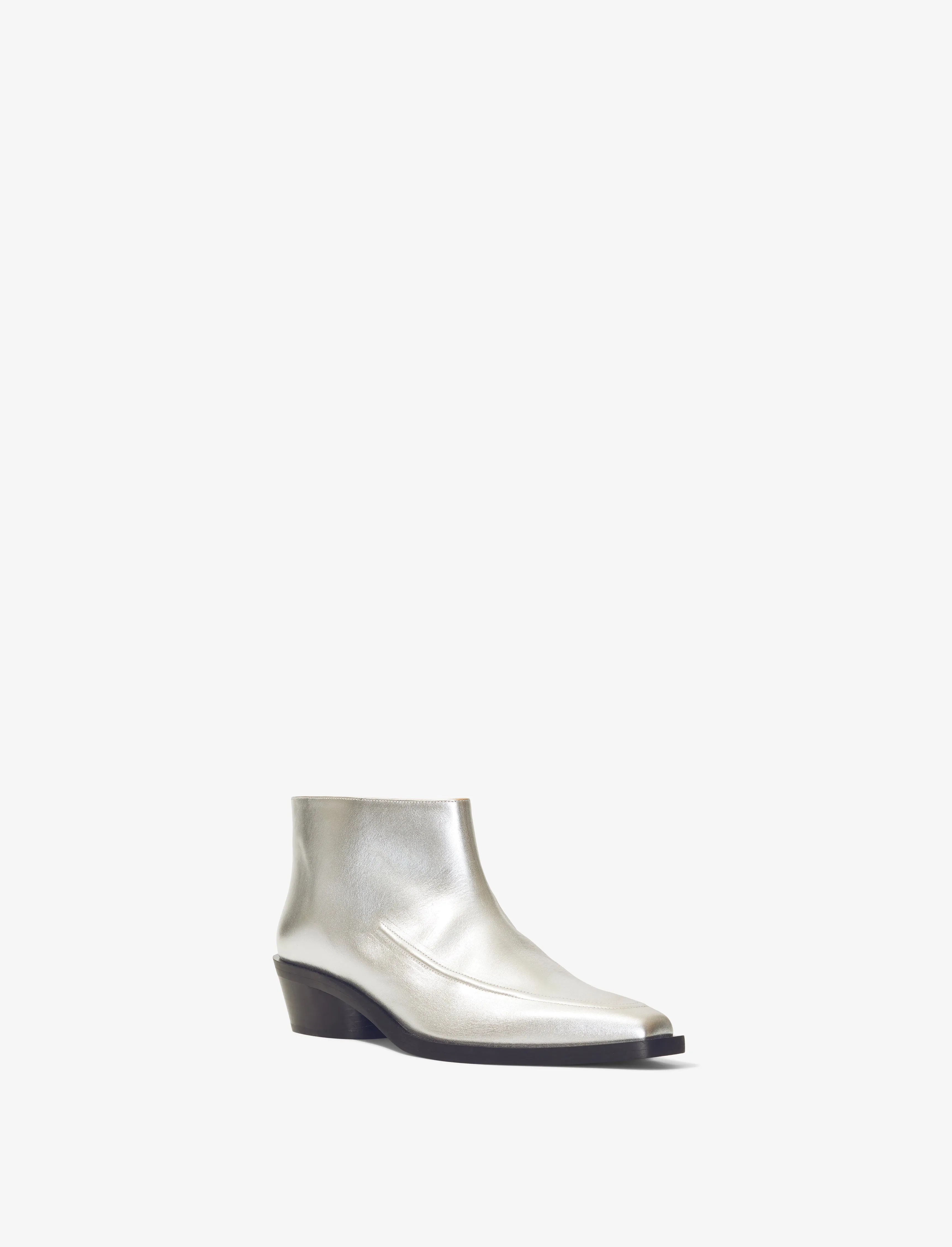 Bronco Ankle Boots in Metallic Leather sold by Proenza Schouler product image thumbnail 2