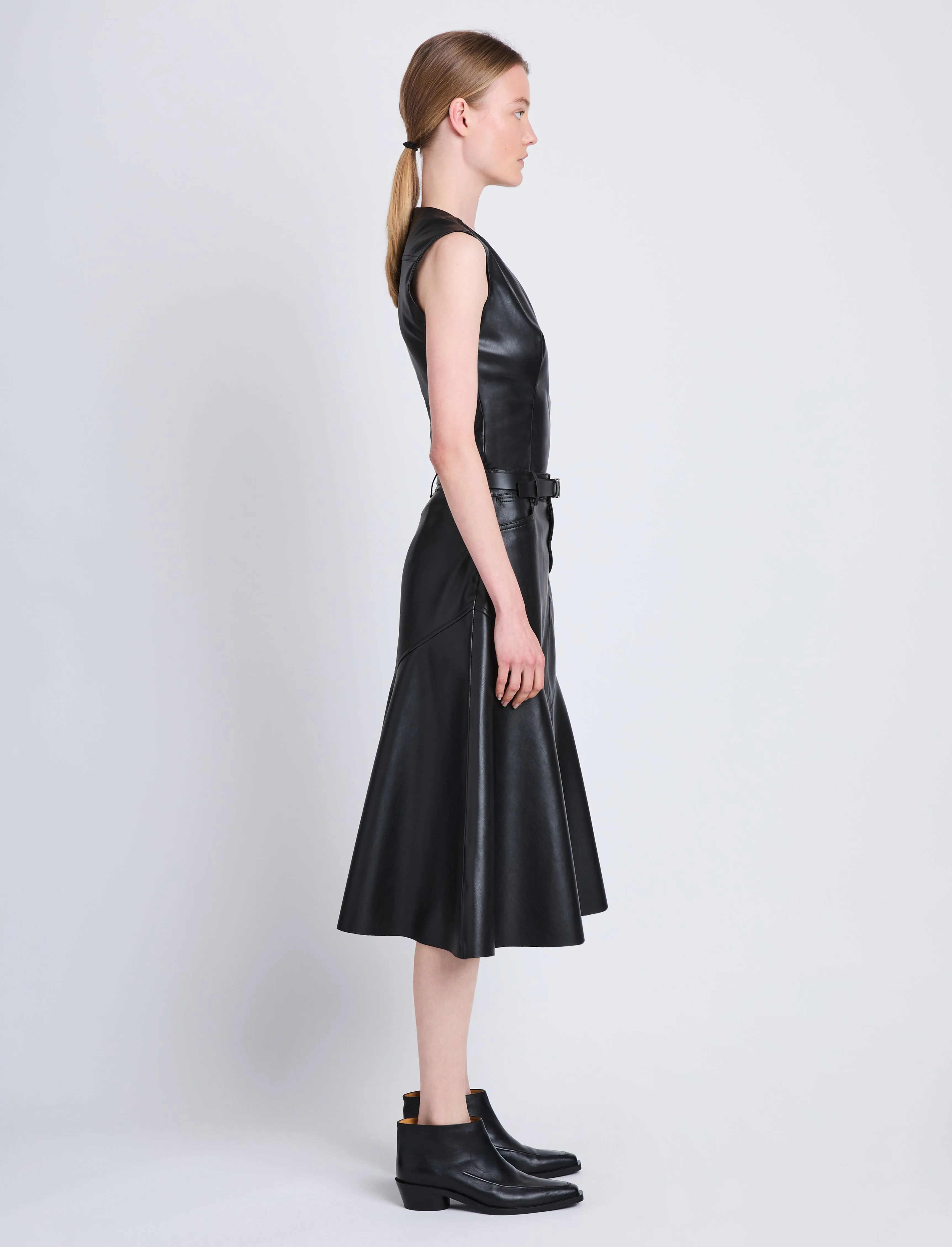 Logan Top in Faux Leather sold by Proenza Schouler product image thumbnail 4