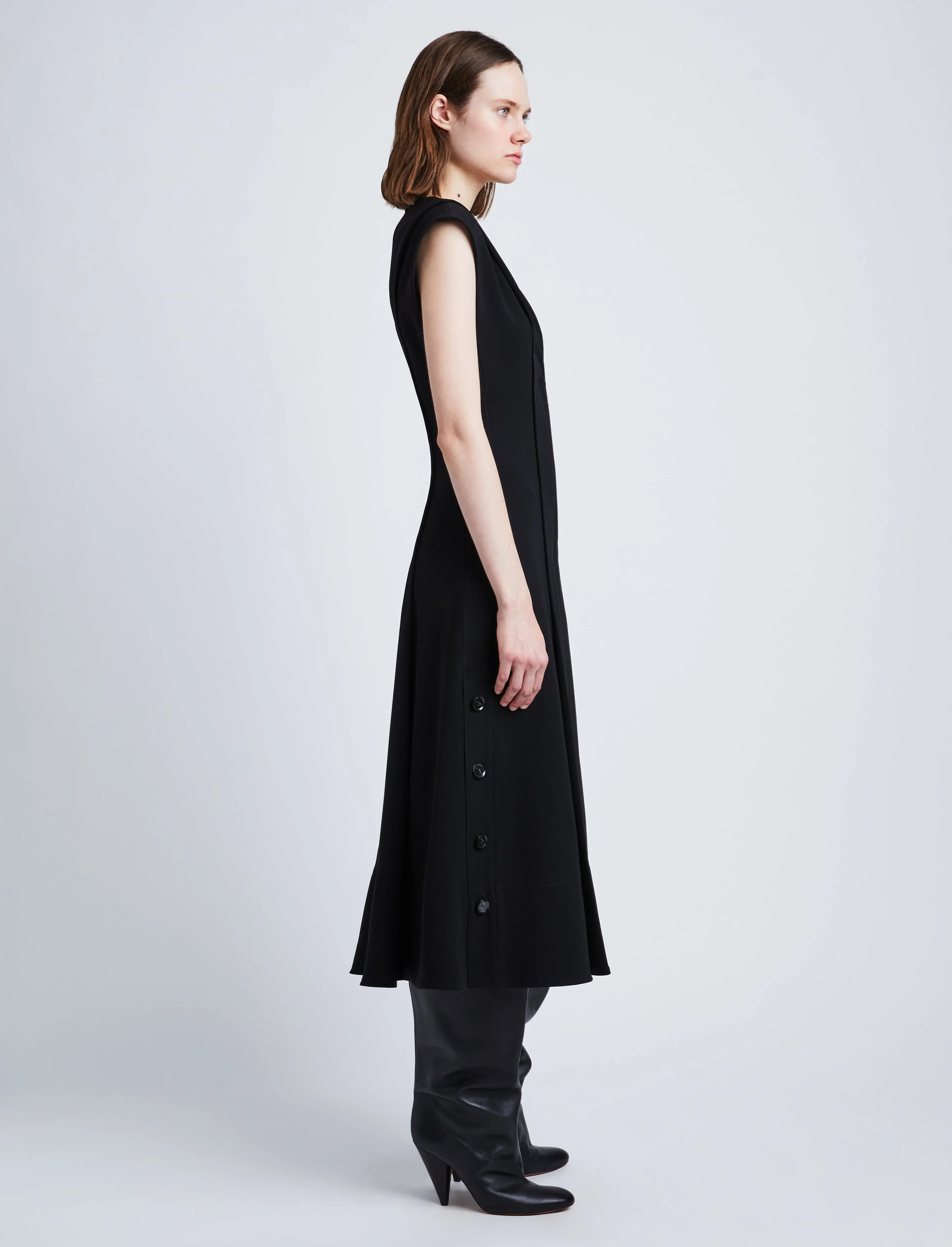 Matte Viscose Crepe Dress sold by Proenza Schouler product image thumbnail 3