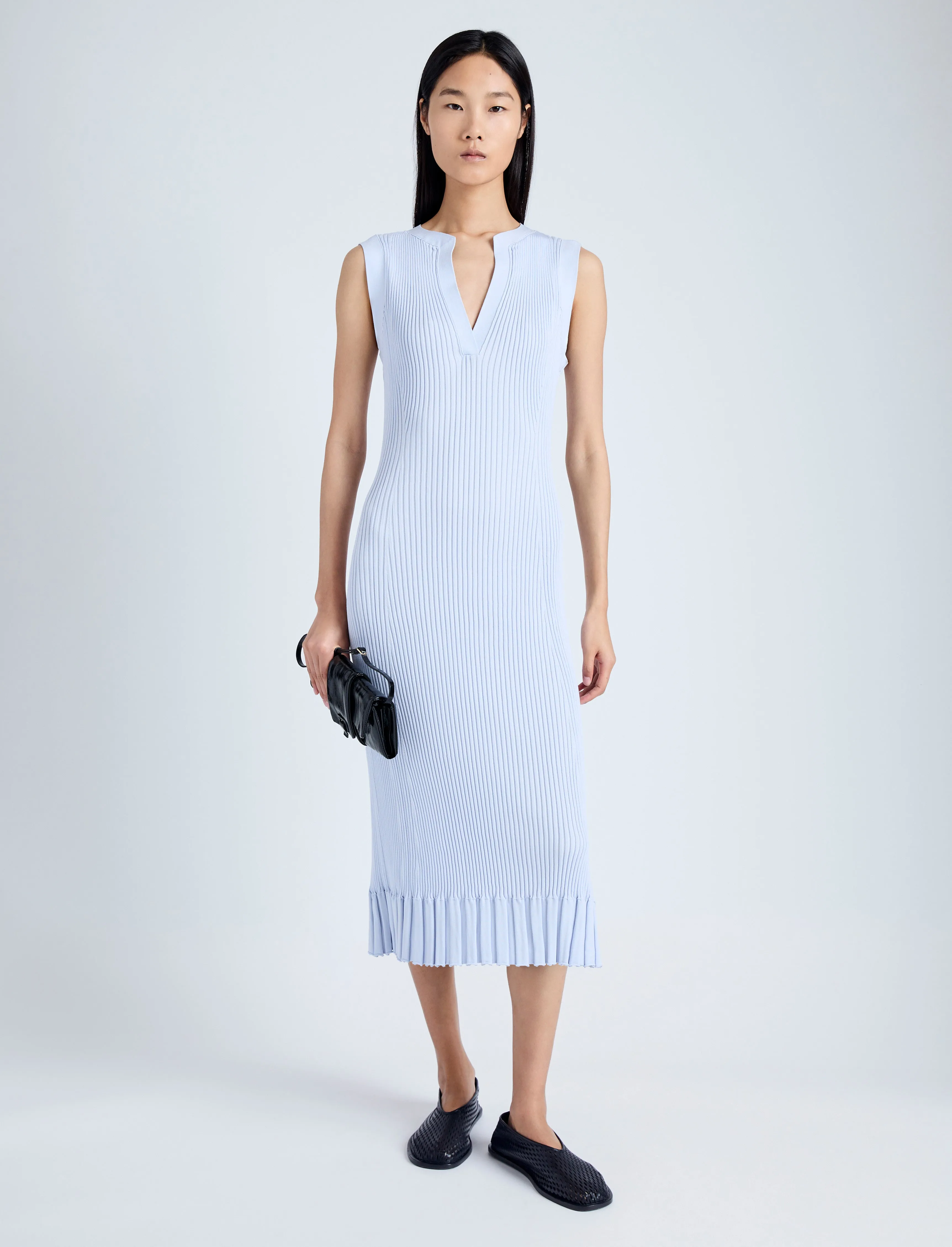 Tatum Dress in Silk Viscose sold by Proenza Schouler product image thumbnail 2