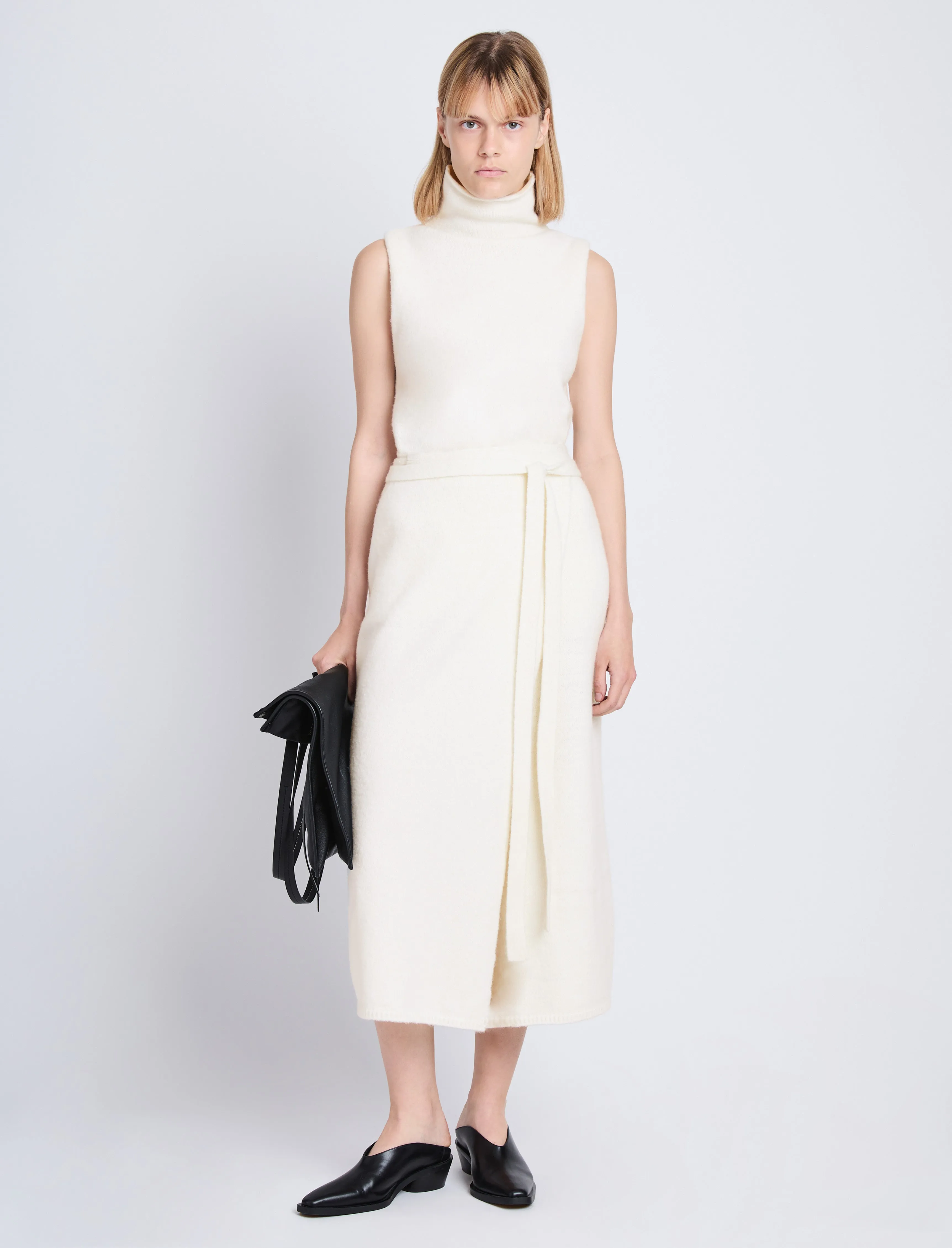 Zadie Knit Wrap Skirt in Wool Blend sold by Proenza Schouler product image thumbnail 2