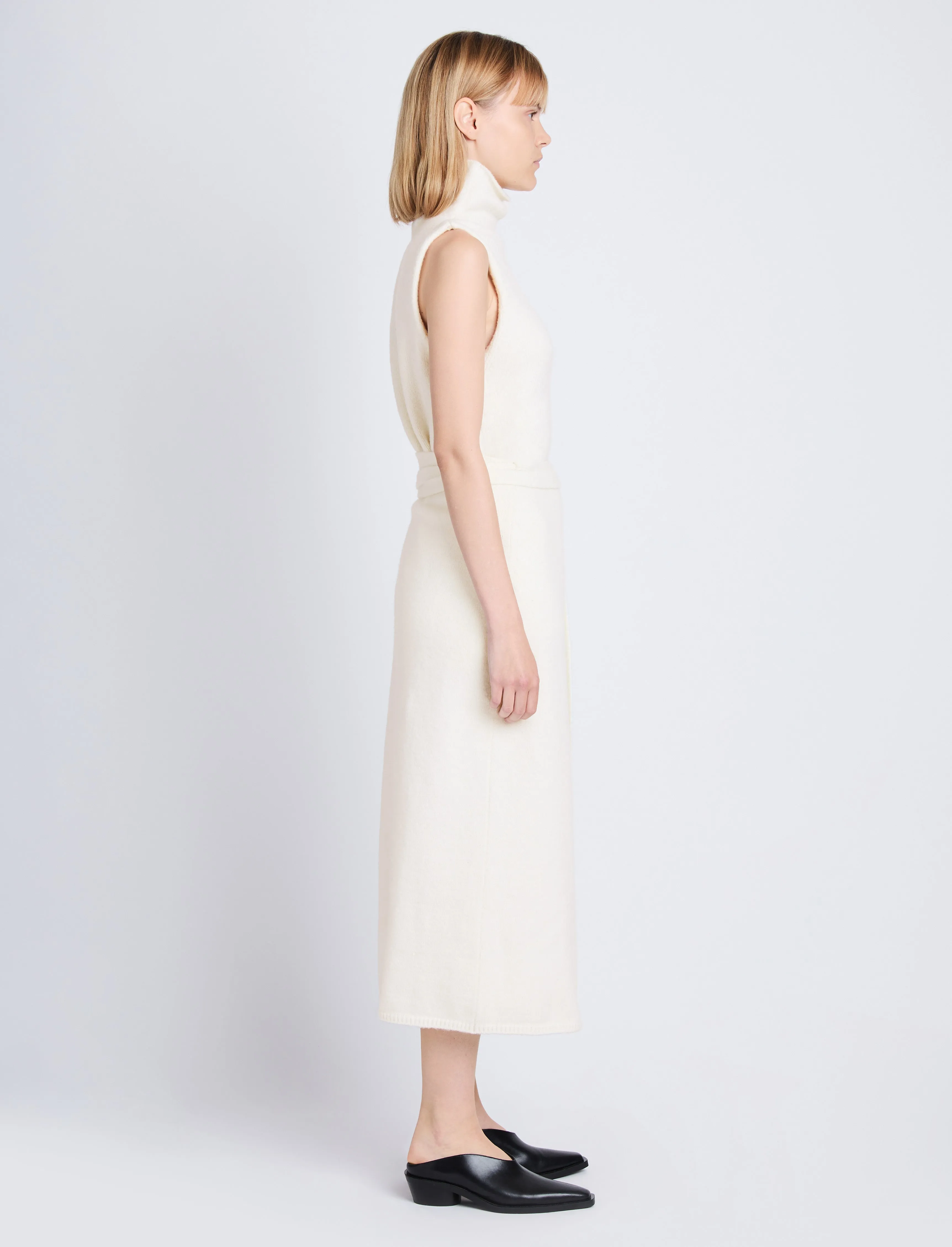Zadie Knit Wrap Skirt in Wool Blend sold by Proenza Schouler product image thumbnail 3