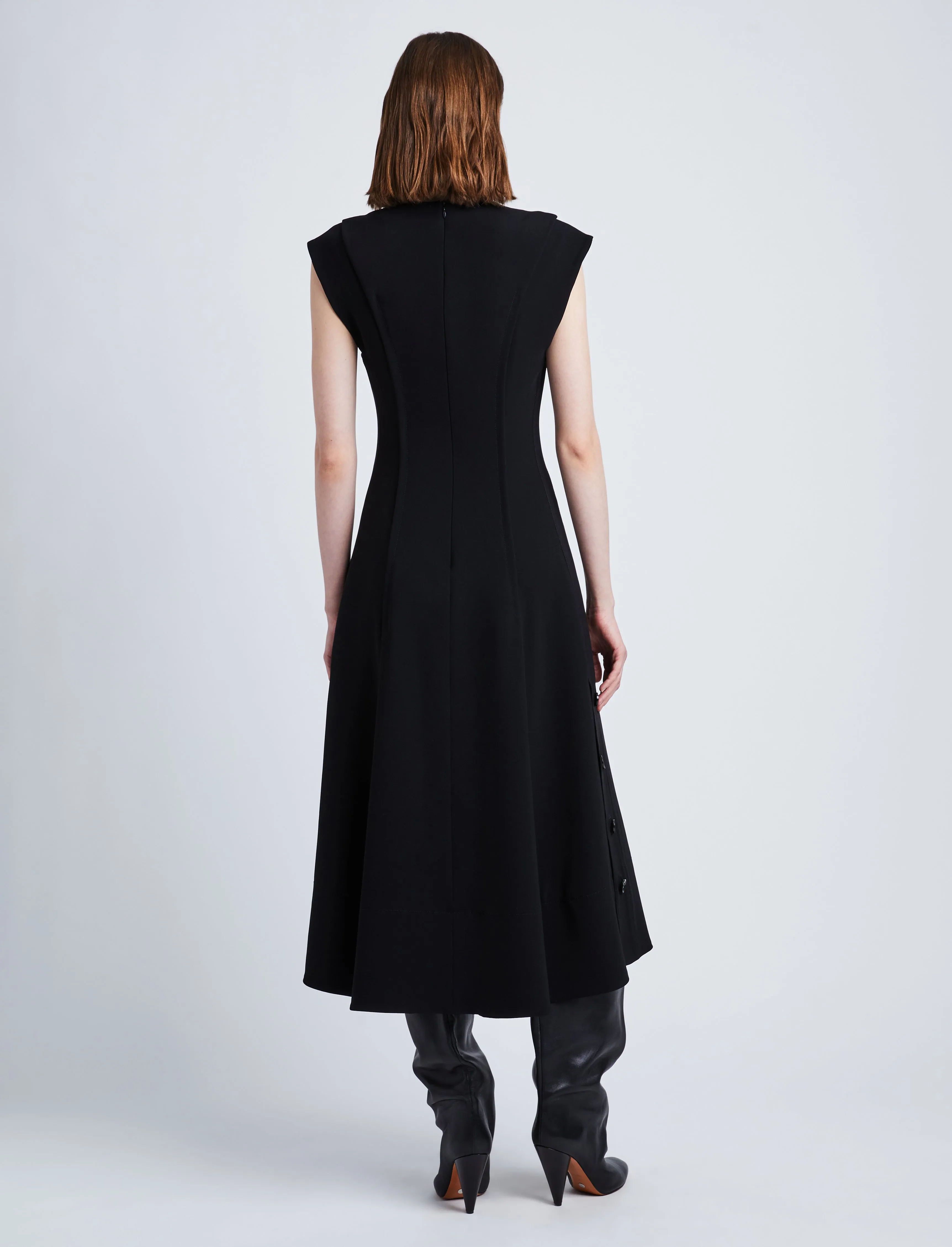 Matte Viscose Crepe Dress sold by Proenza Schouler product image thumbnail 4