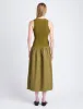 Malia Dress in Peached Poplin sold by Proenza Schouler