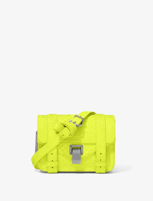 PS1 Mini Crossbody Bag in Carved Python sold by Proenza Schouler