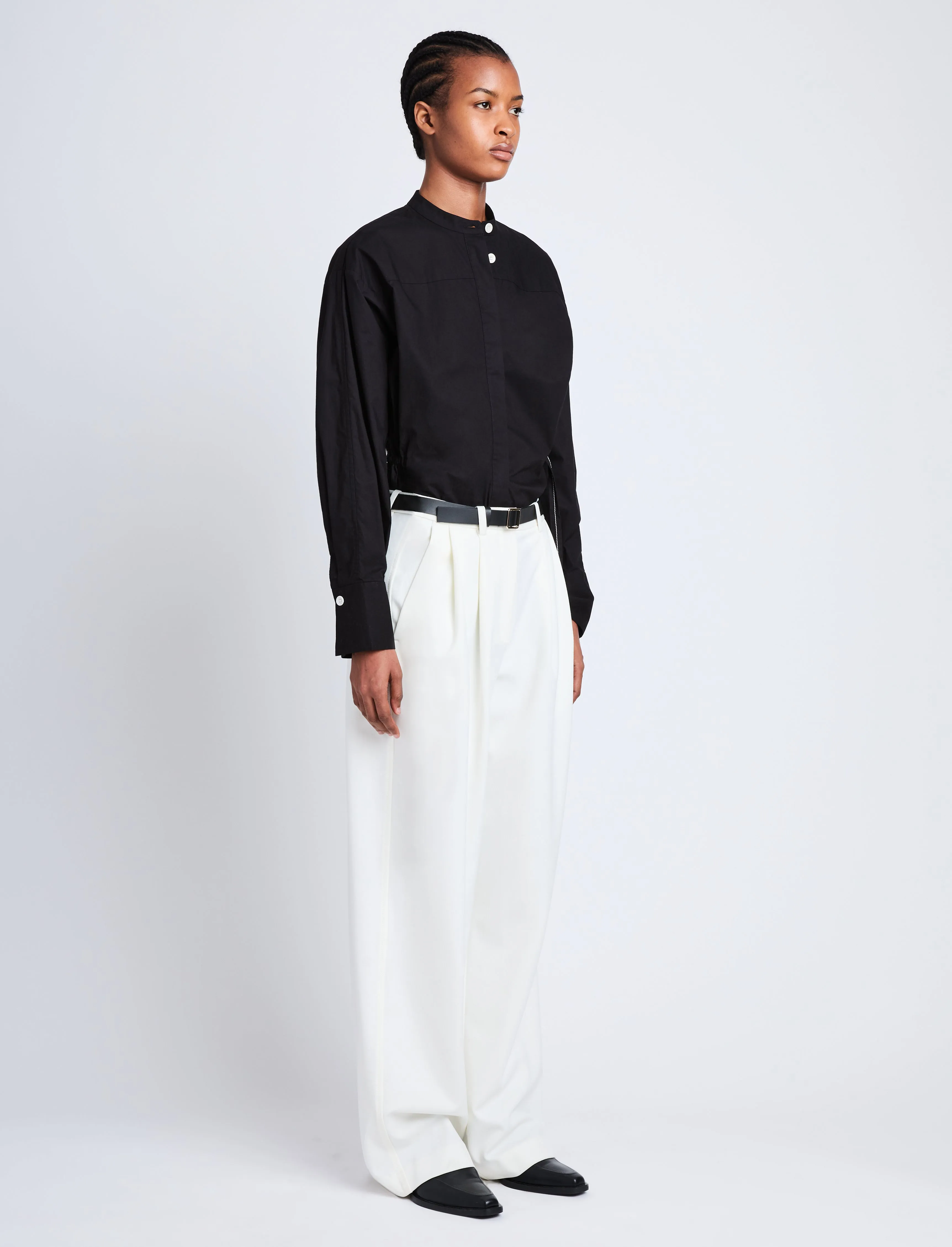 Eleanor Pant in Stretch Suiting sold by Proenza Schouler product image thumbnail 3