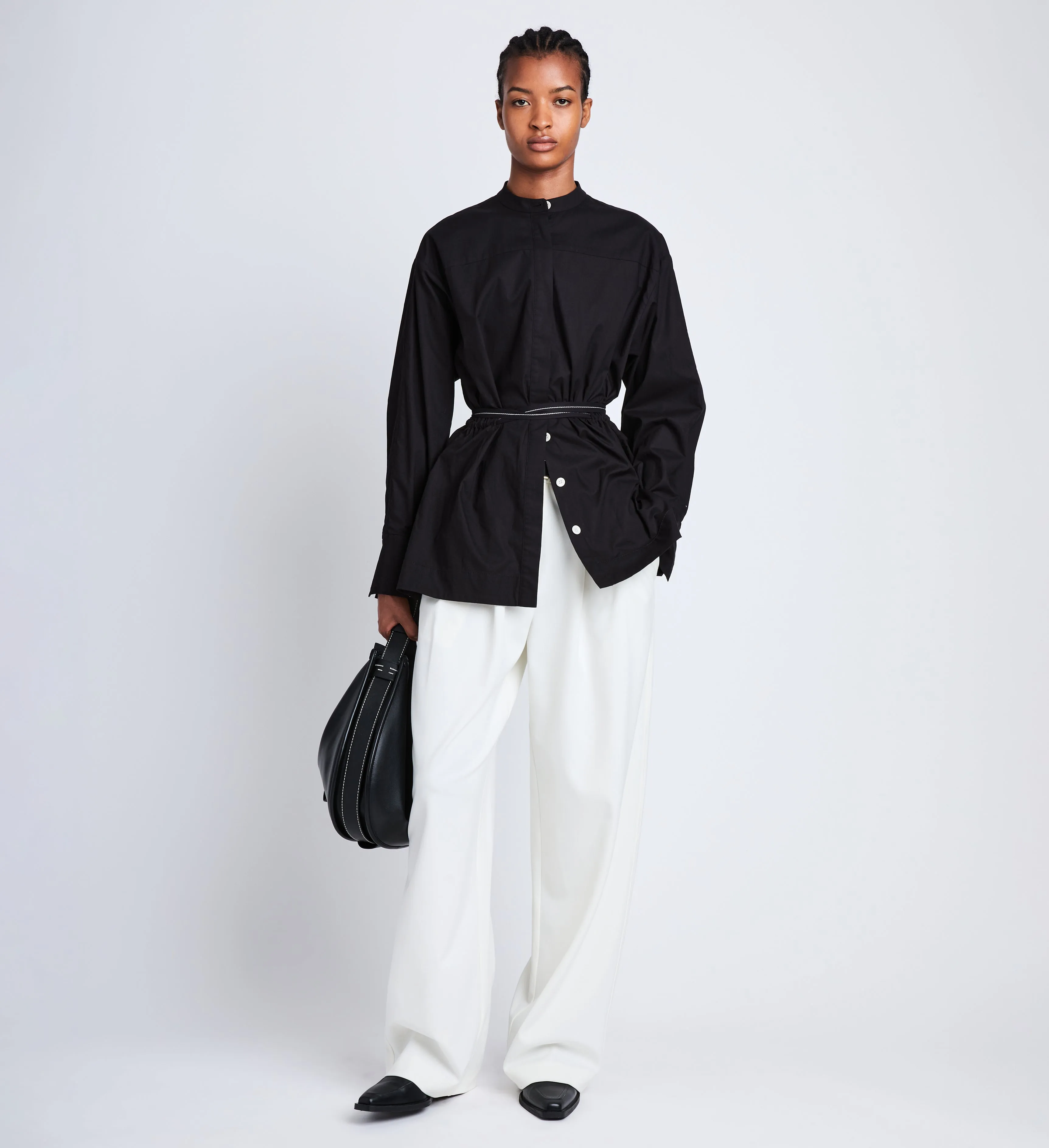 Eleanor Pant in Stretch Suiting sold by Proenza Schouler product image thumbnail 2