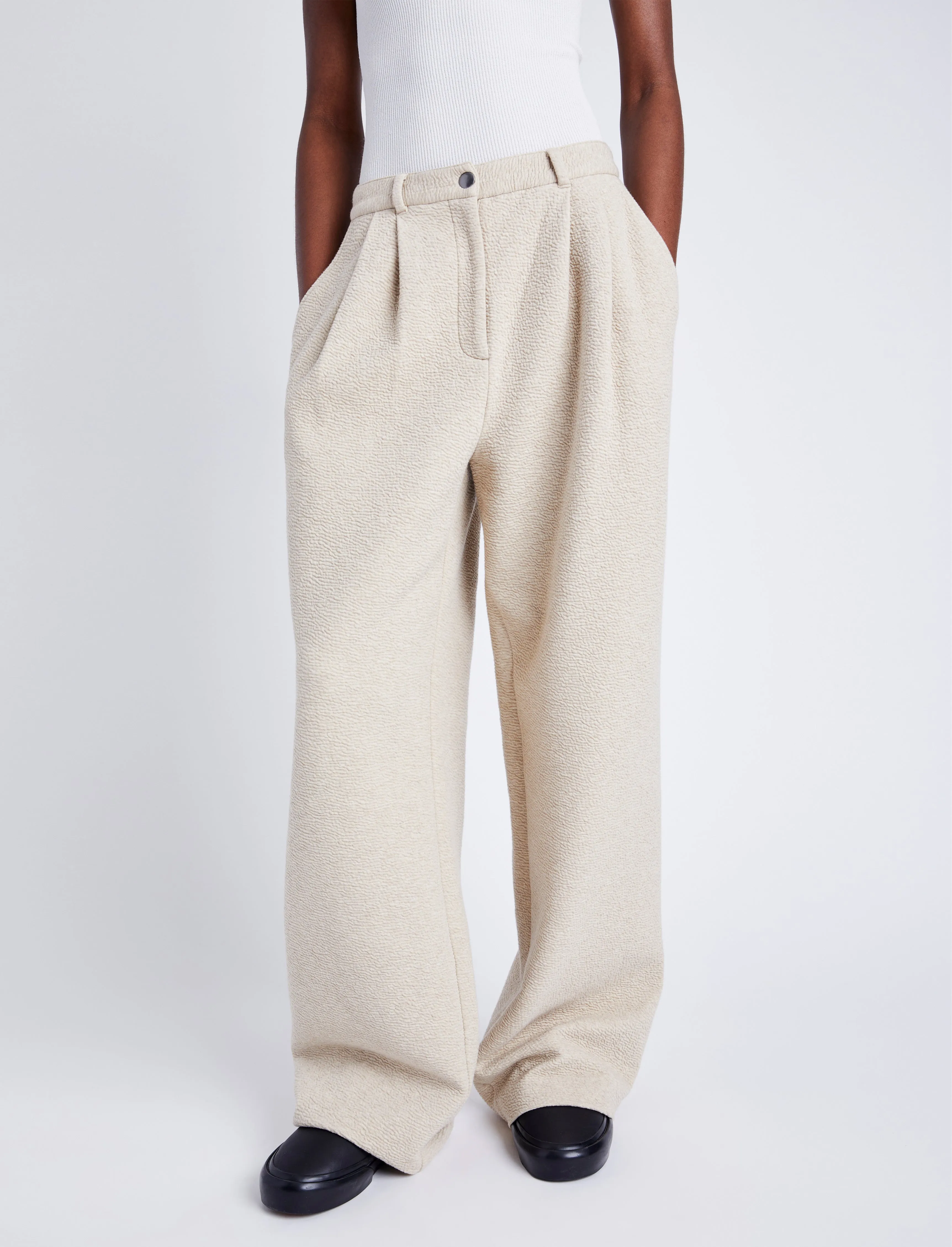 Tristan Knit Pant in Cloque sold by Proenza Schouler product image thumbnail 3