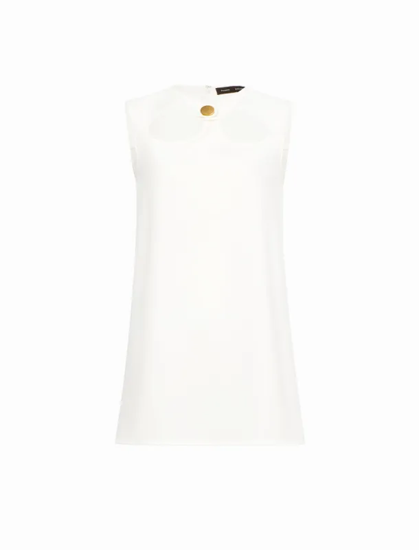 Matte Viscose Crepe Top made by Proenza Schouler