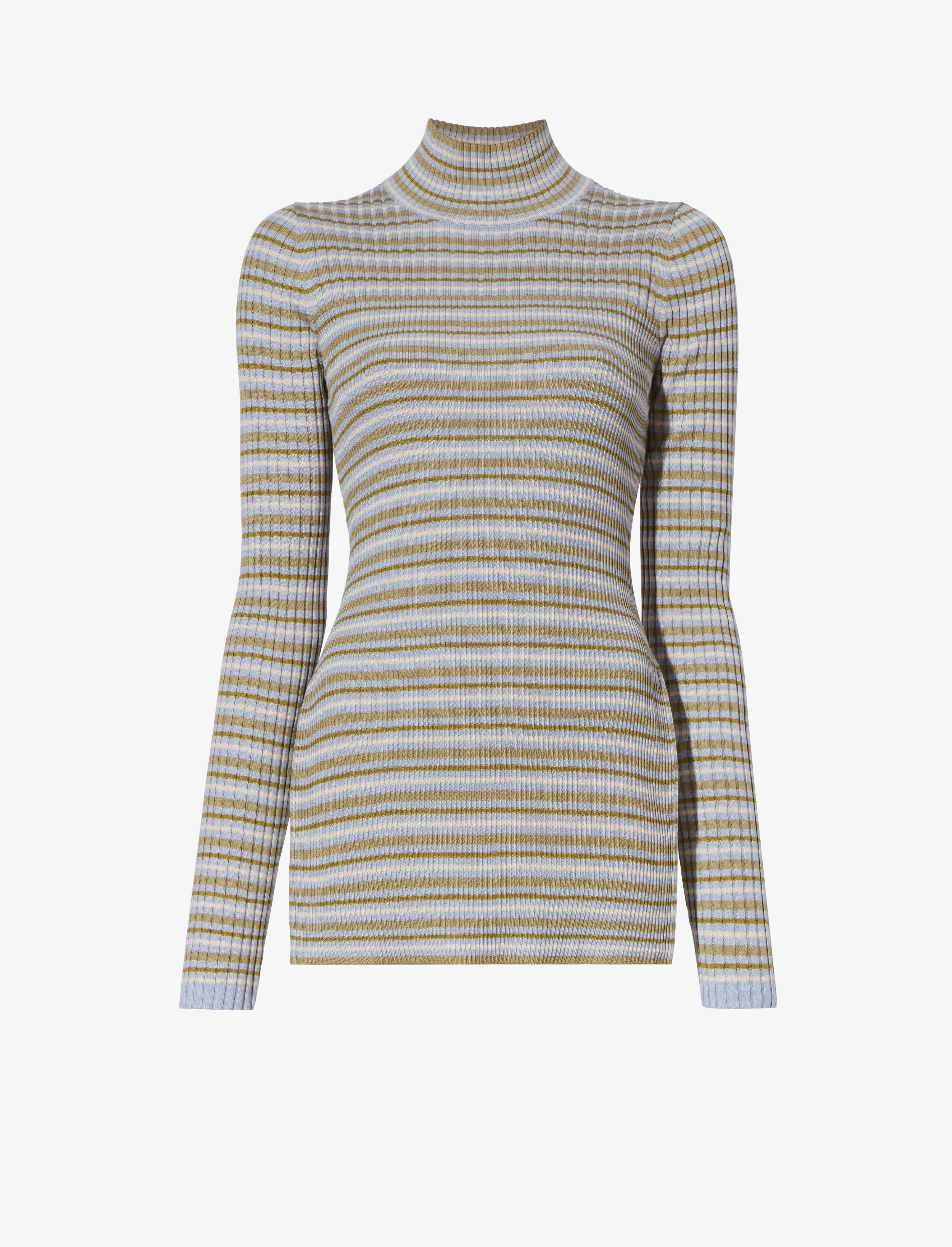 Stripe Knit Turtleneck sold by Proenza Schouler