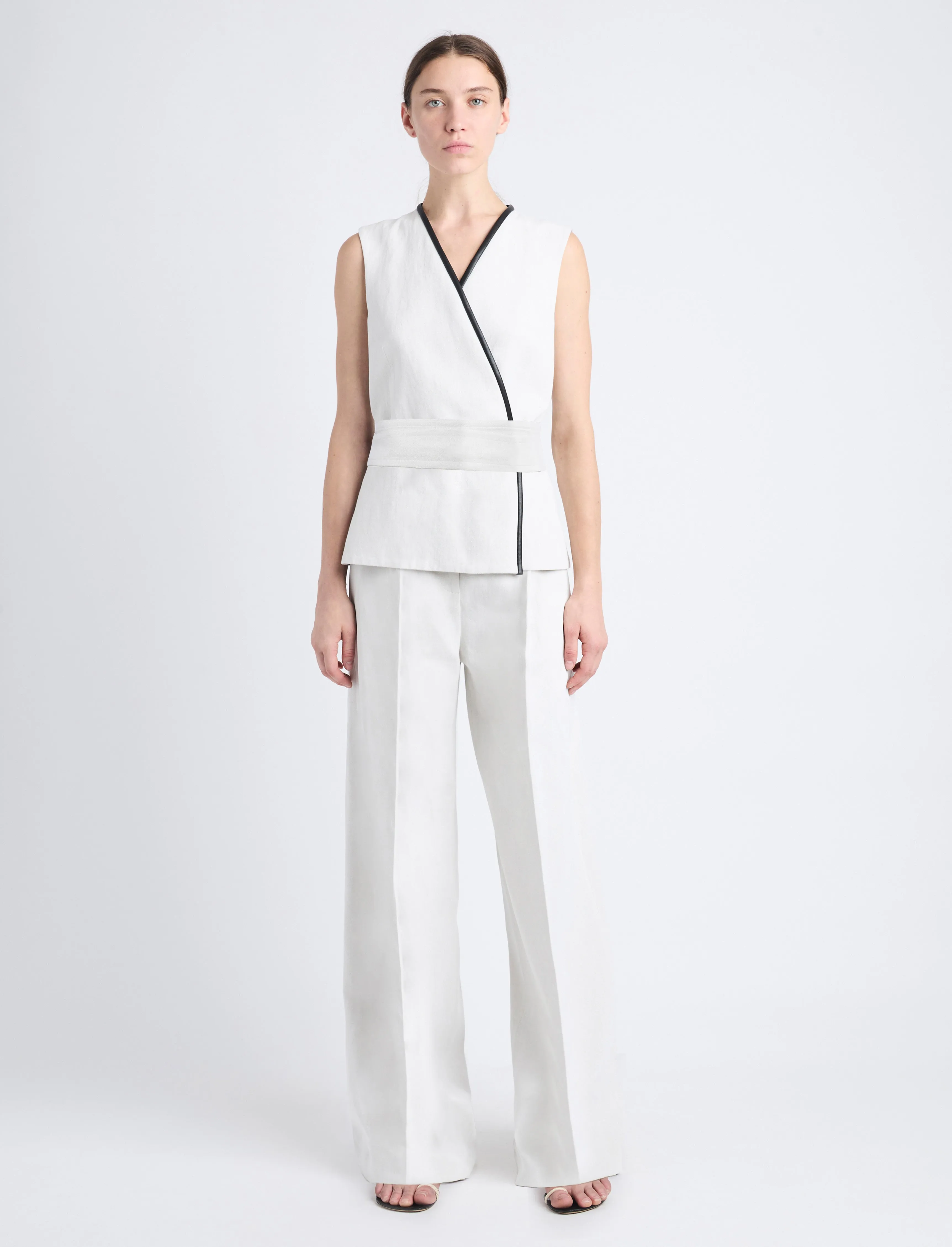 Elliot Top in Cotton Linen sold by Proenza Schouler product image thumbnail 3