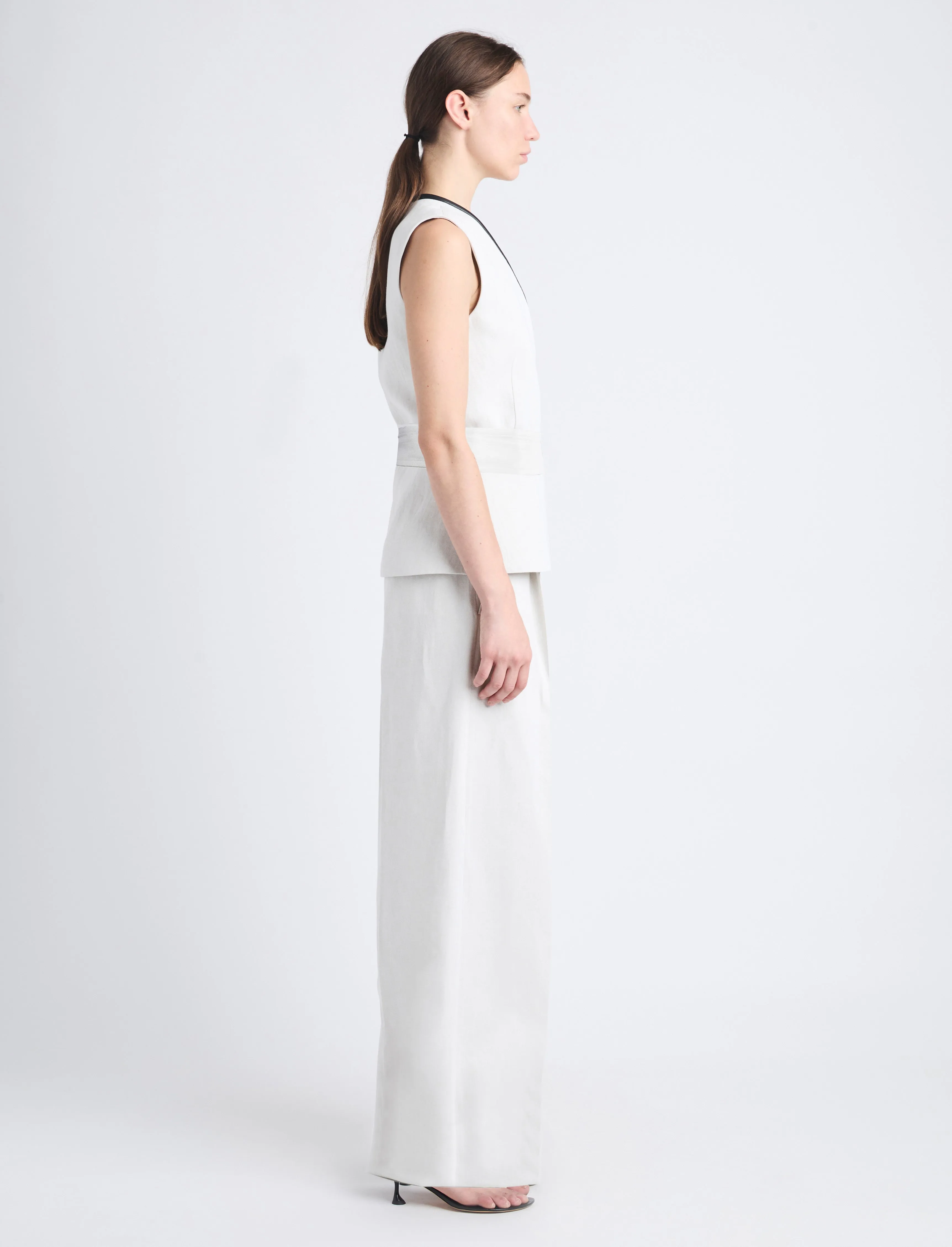 Elliot Top in Cotton Linen sold by Proenza Schouler product image thumbnail 4