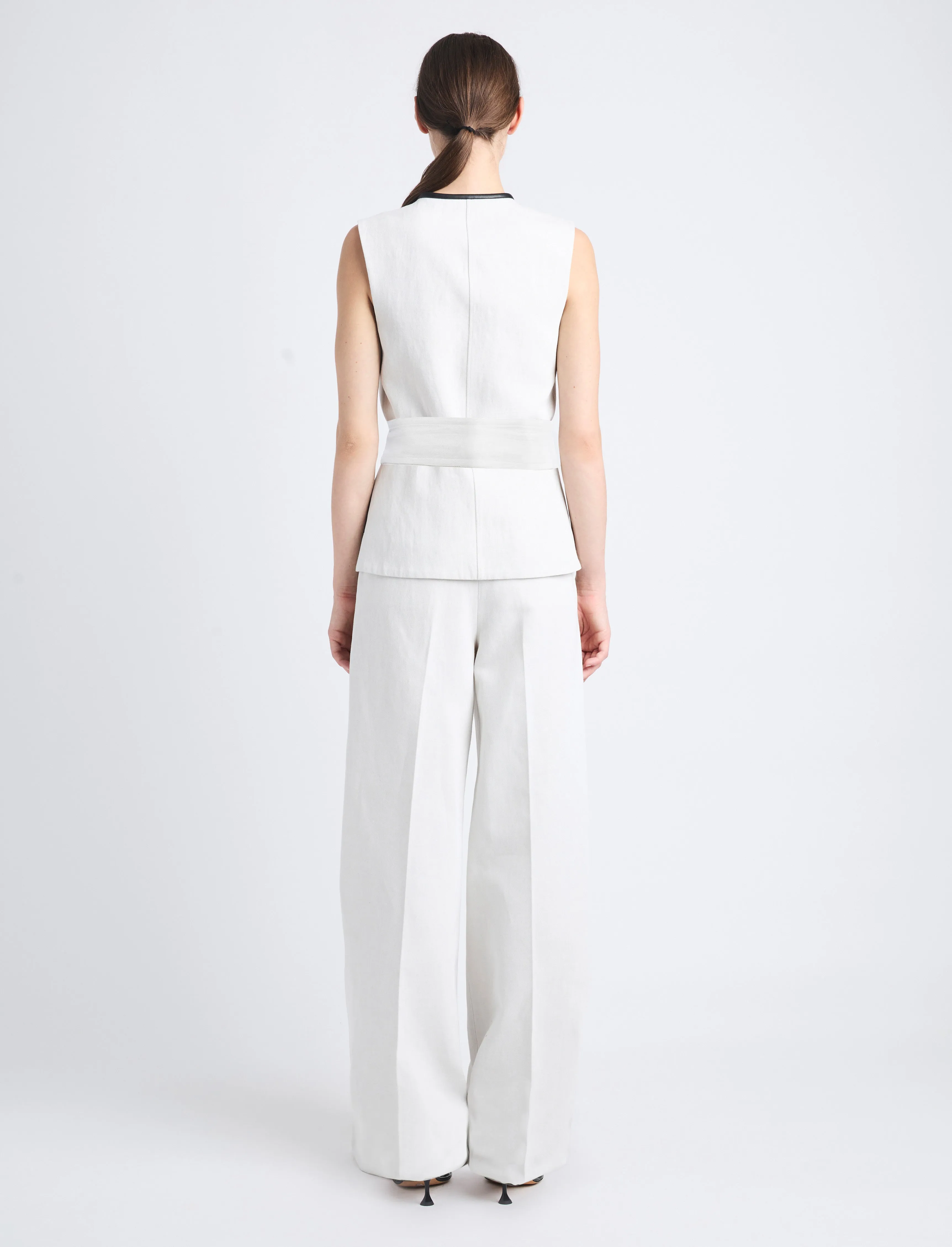 Elliot Top in Cotton Linen sold by Proenza Schouler product image thumbnail 5