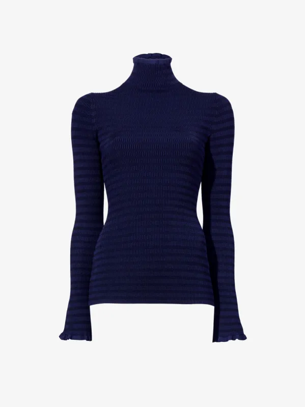 Phyllis Turtleneck in Geo Knits sold by Proenza Schouler