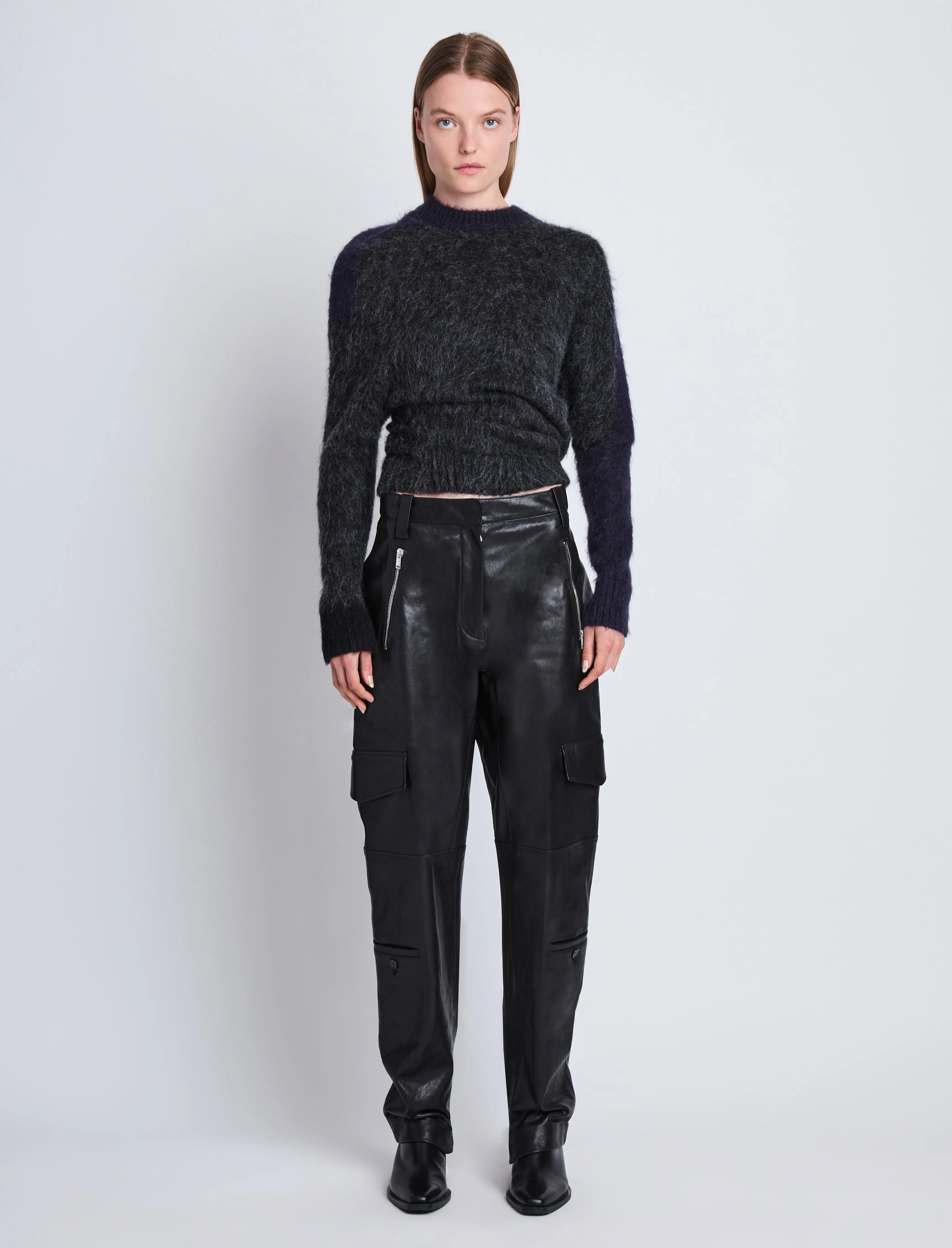 Jackson Cargo Pant in Grainy Leather sold by Proenza Schouler product image thumbnail 2