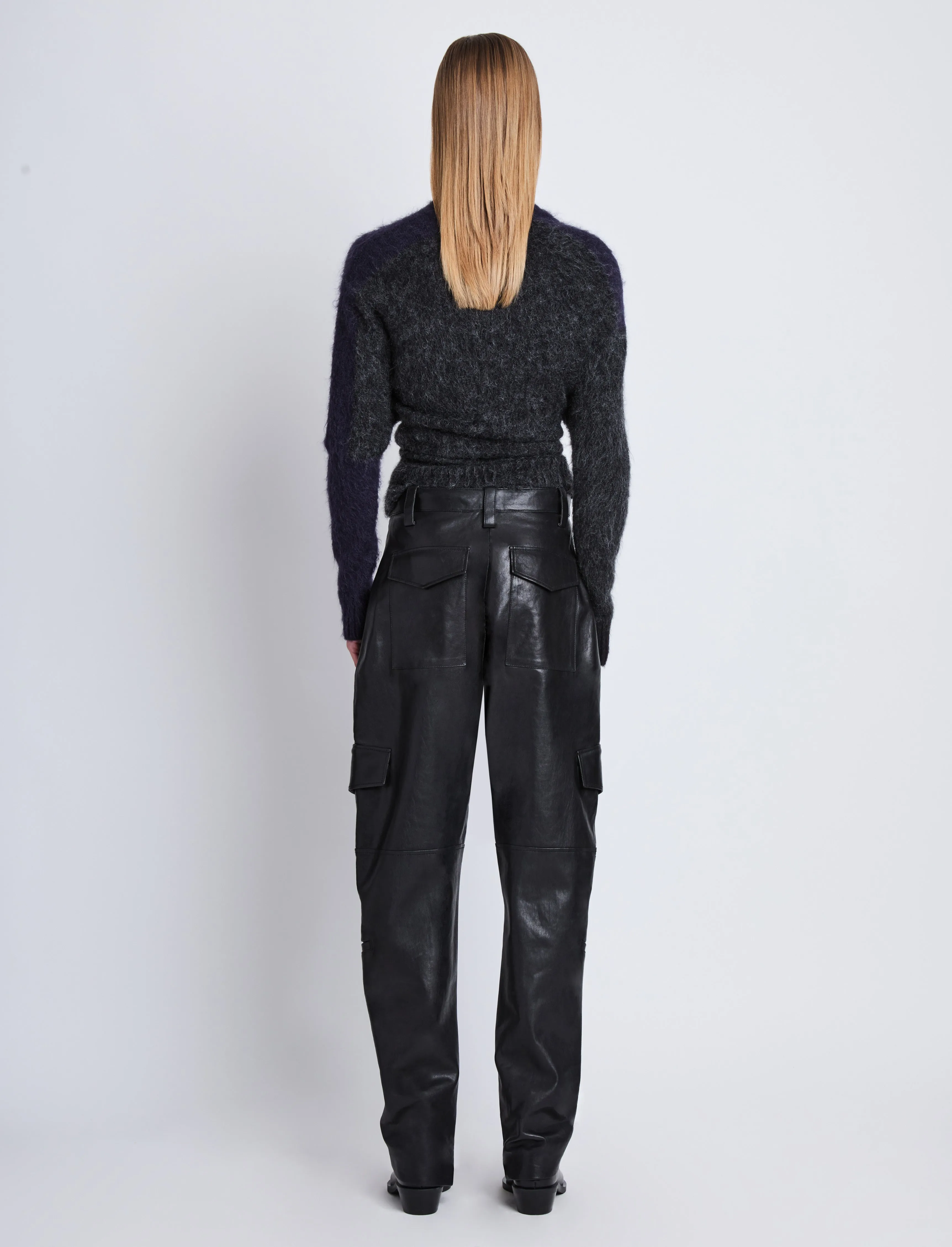 Jackson Cargo Pant in Grainy Leather sold by Proenza Schouler product image thumbnail 4