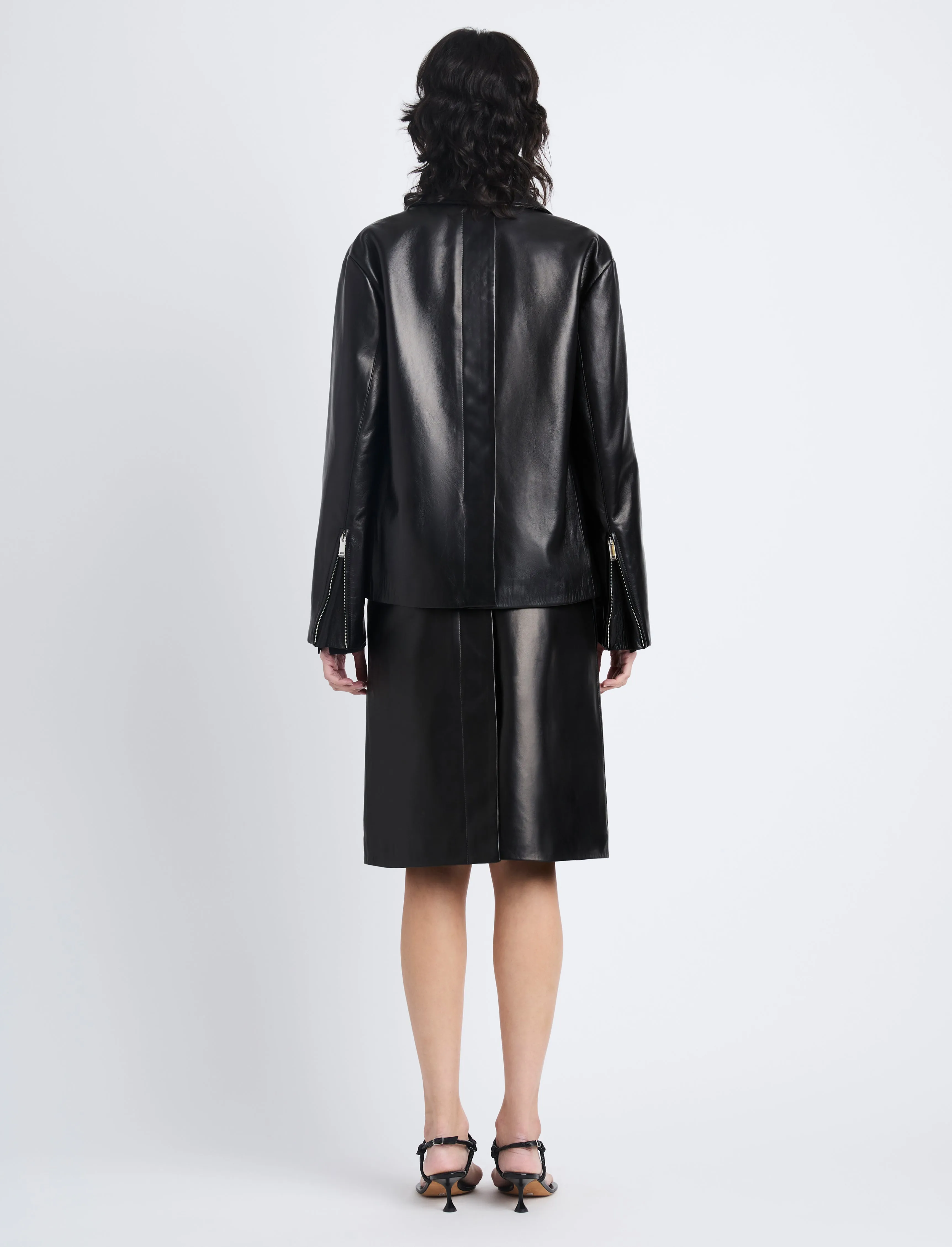 Roos Jacket in Leather sold by Proenza Schouler product image thumbnail 4