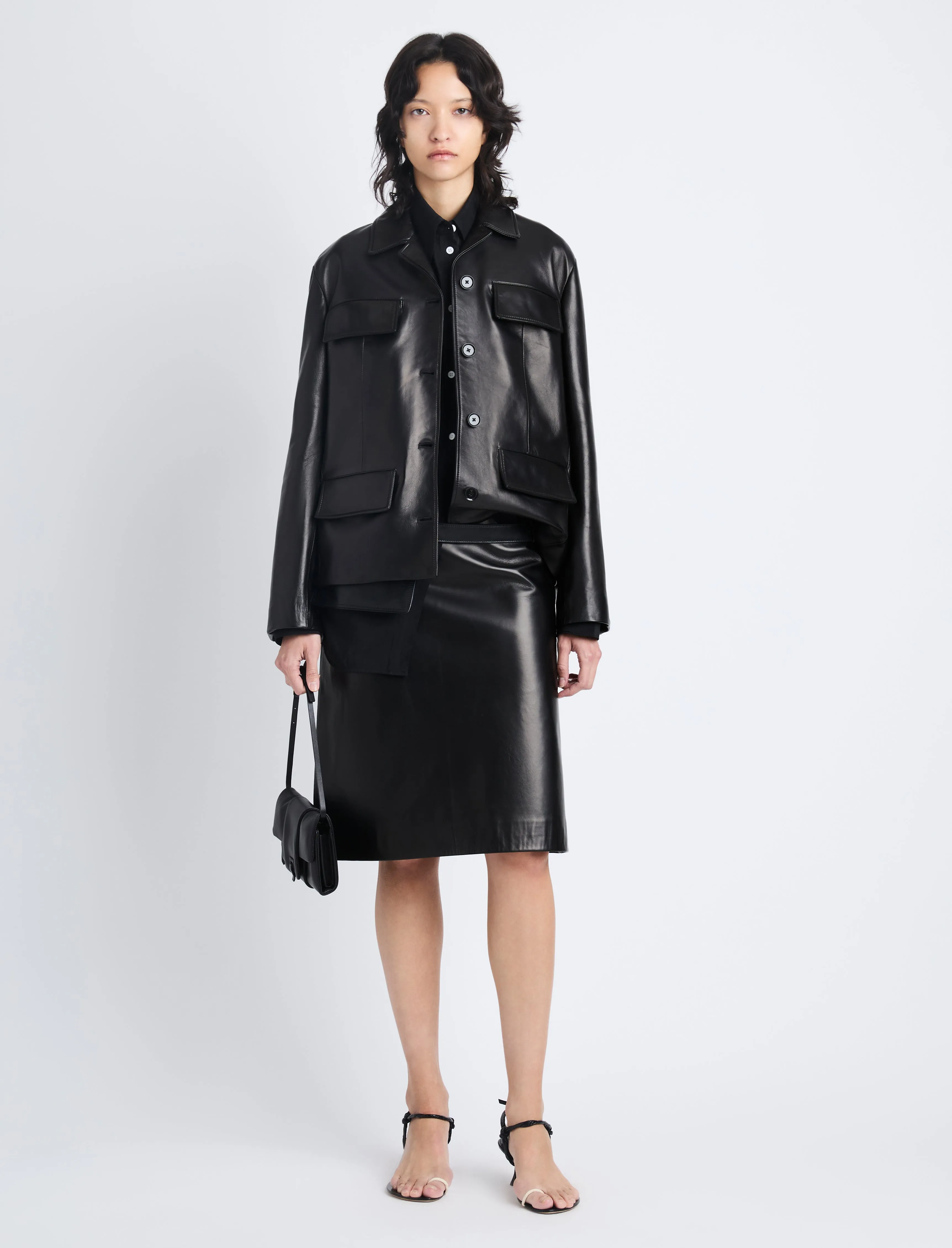 Roos Jacket in Leather sold by Proenza Schouler product image thumbnail 2