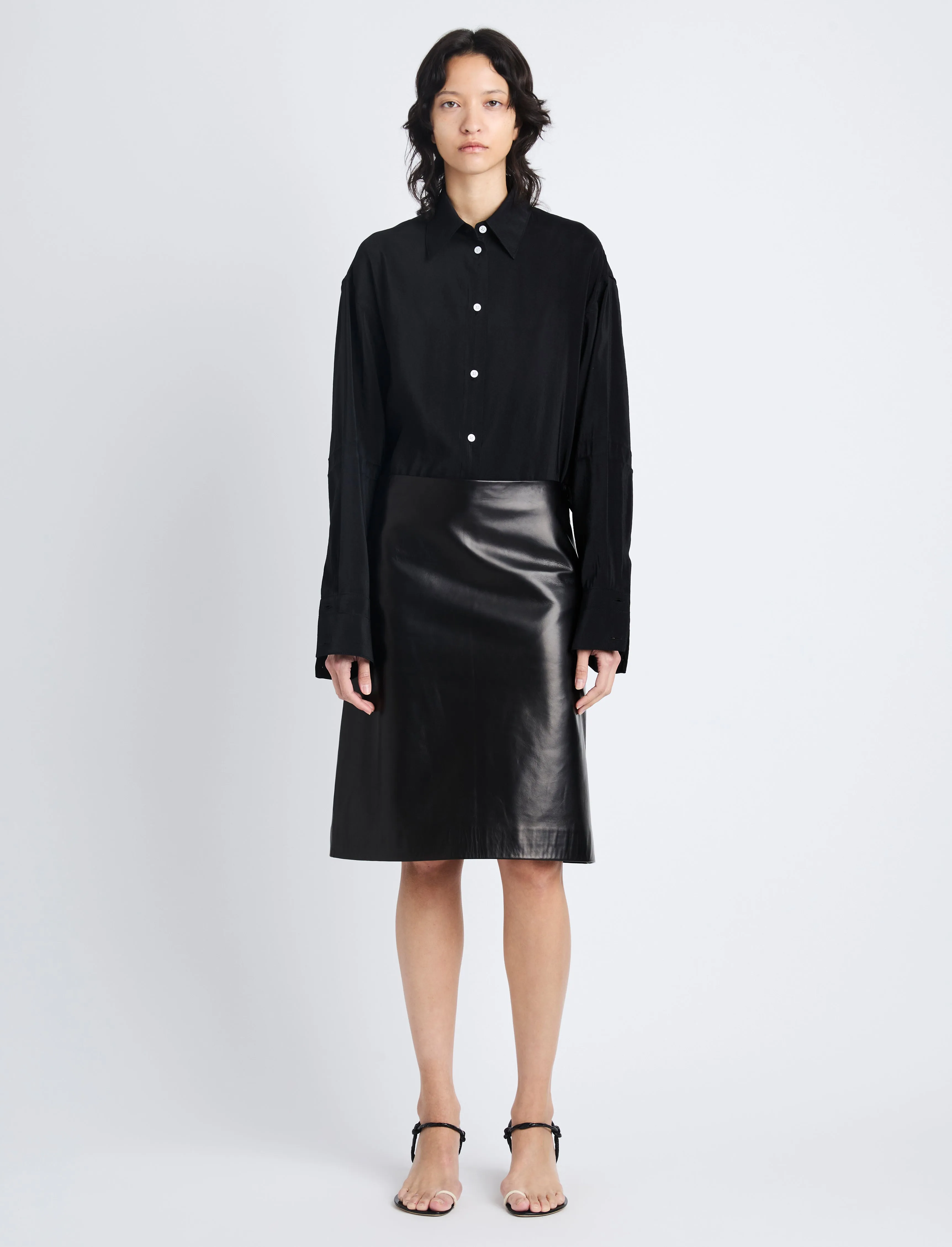 Lydia Top in Washed Habotai sold by Proenza Schouler product image thumbnail 2