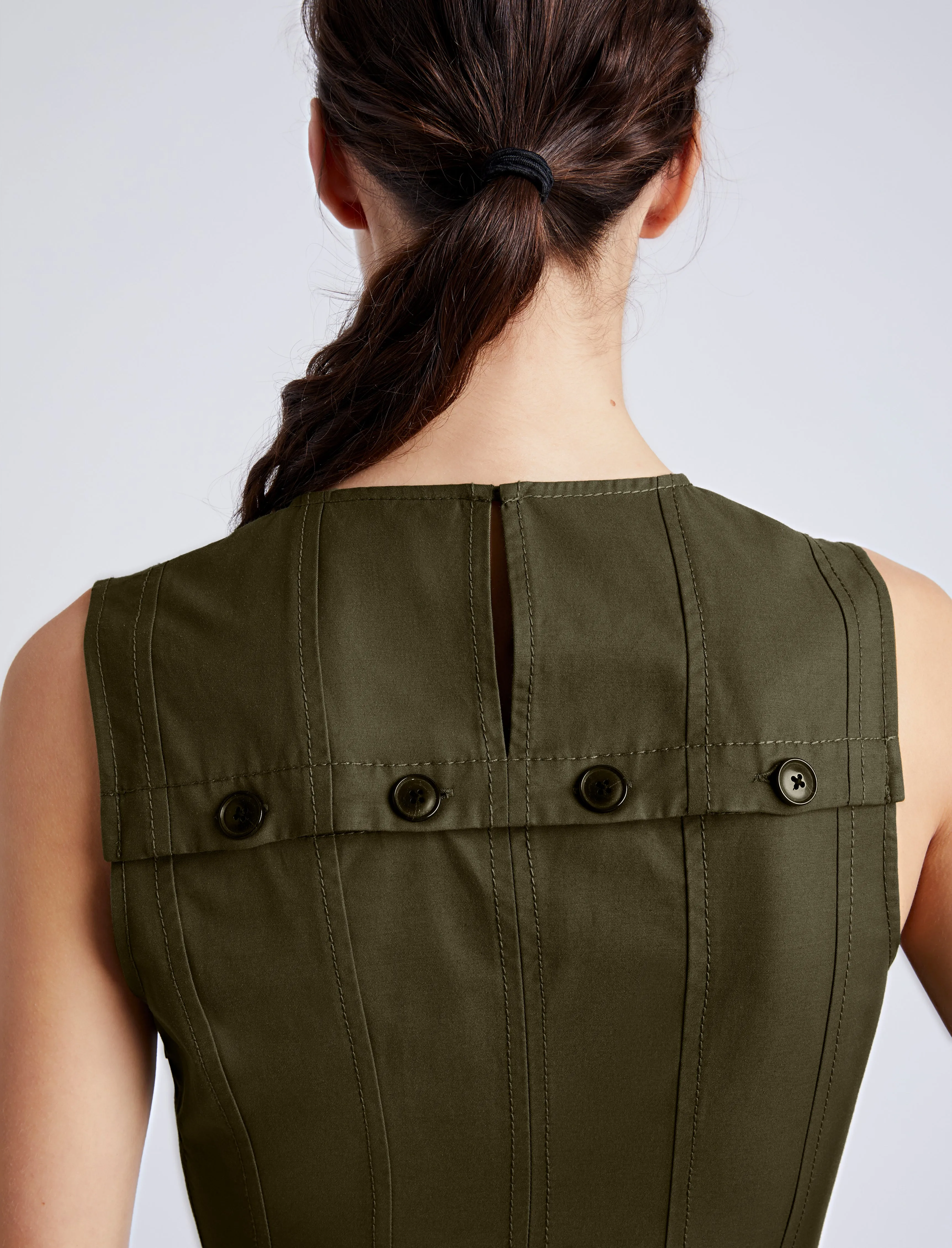 Marley Dress in Tech Cotton sold by Proenza Schouler product image thumbnail 5