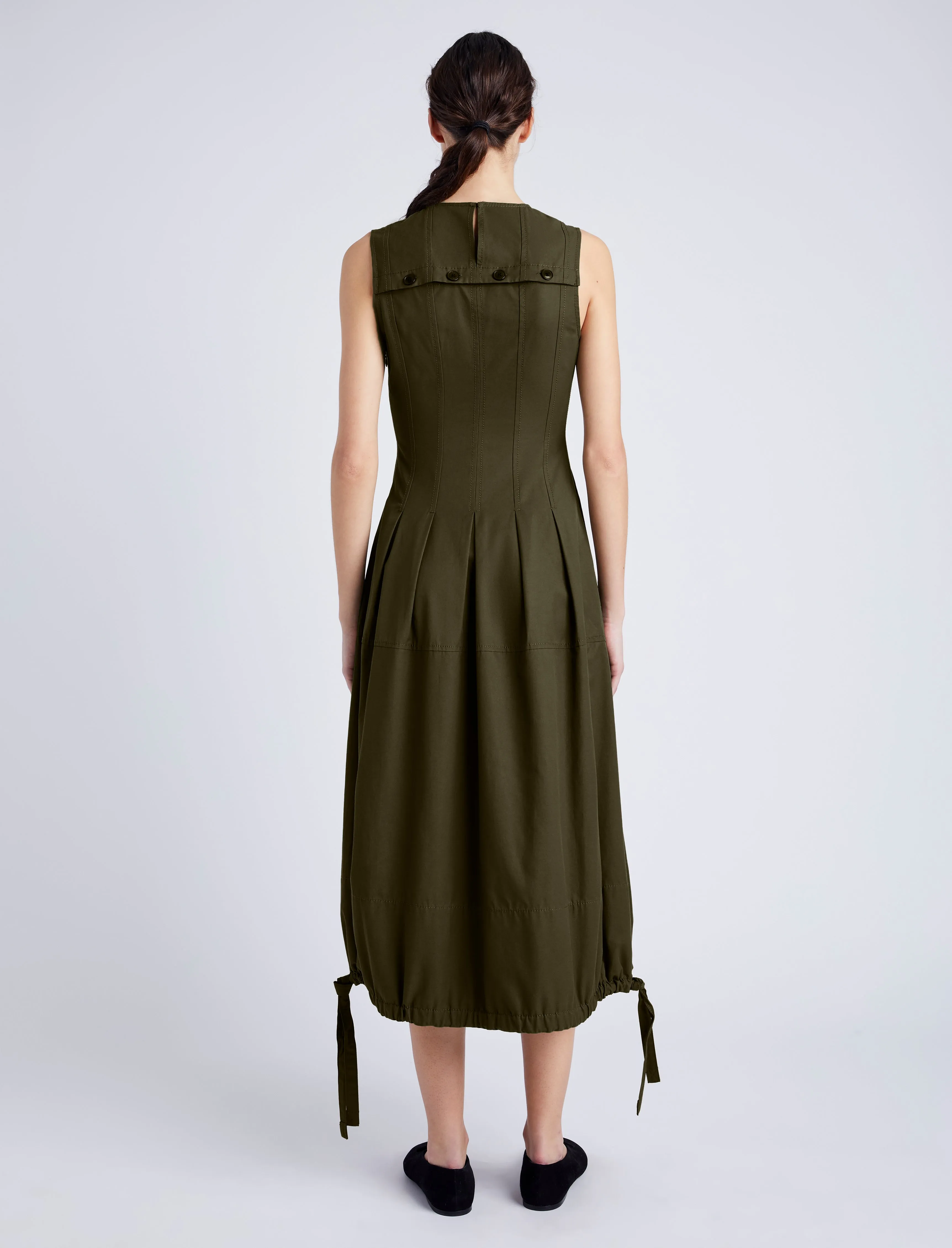 Marley Dress in Tech Cotton sold by Proenza Schouler product image thumbnail 4