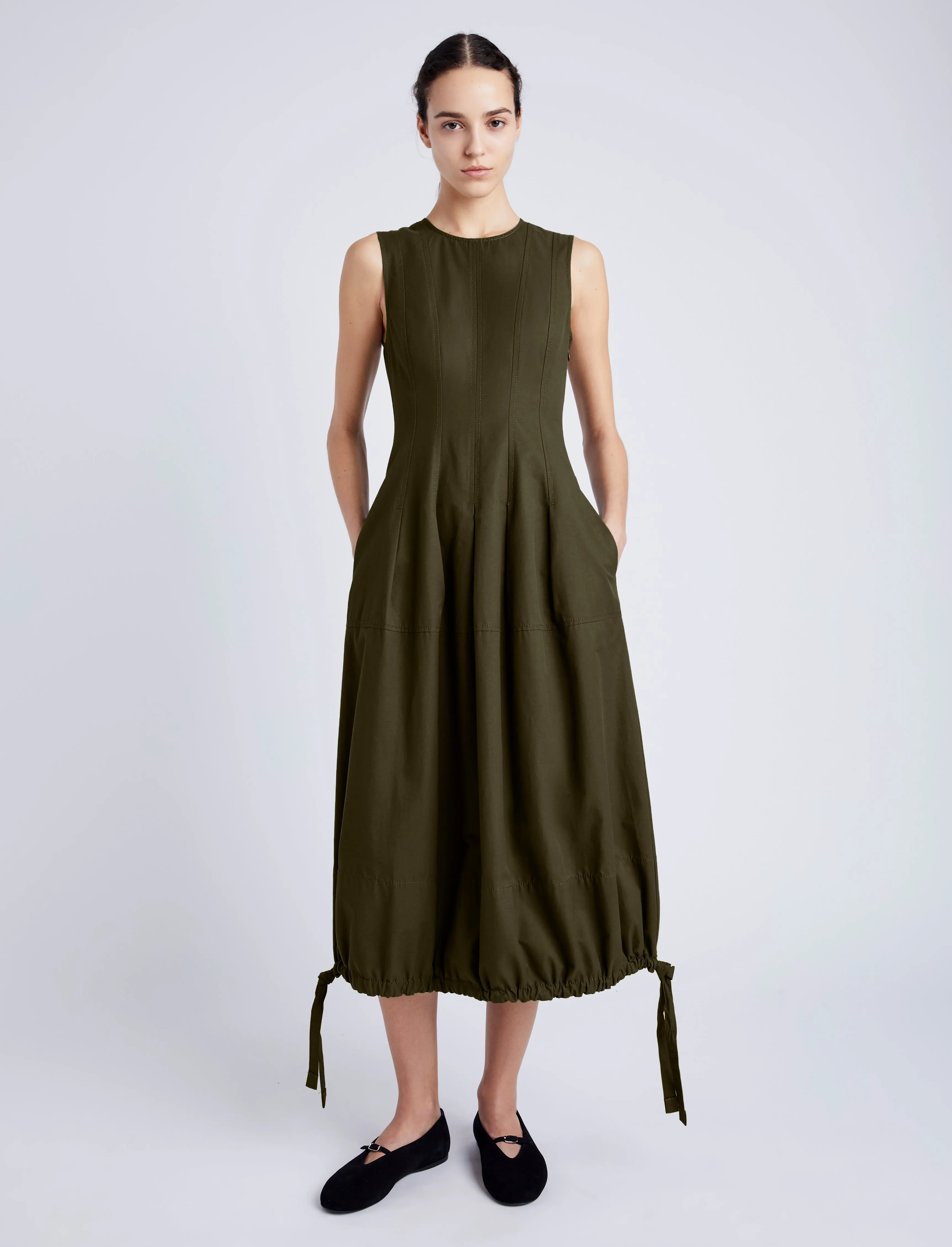 Marley Dress in Tech Cotton sold by Proenza Schouler product image thumbnail 2