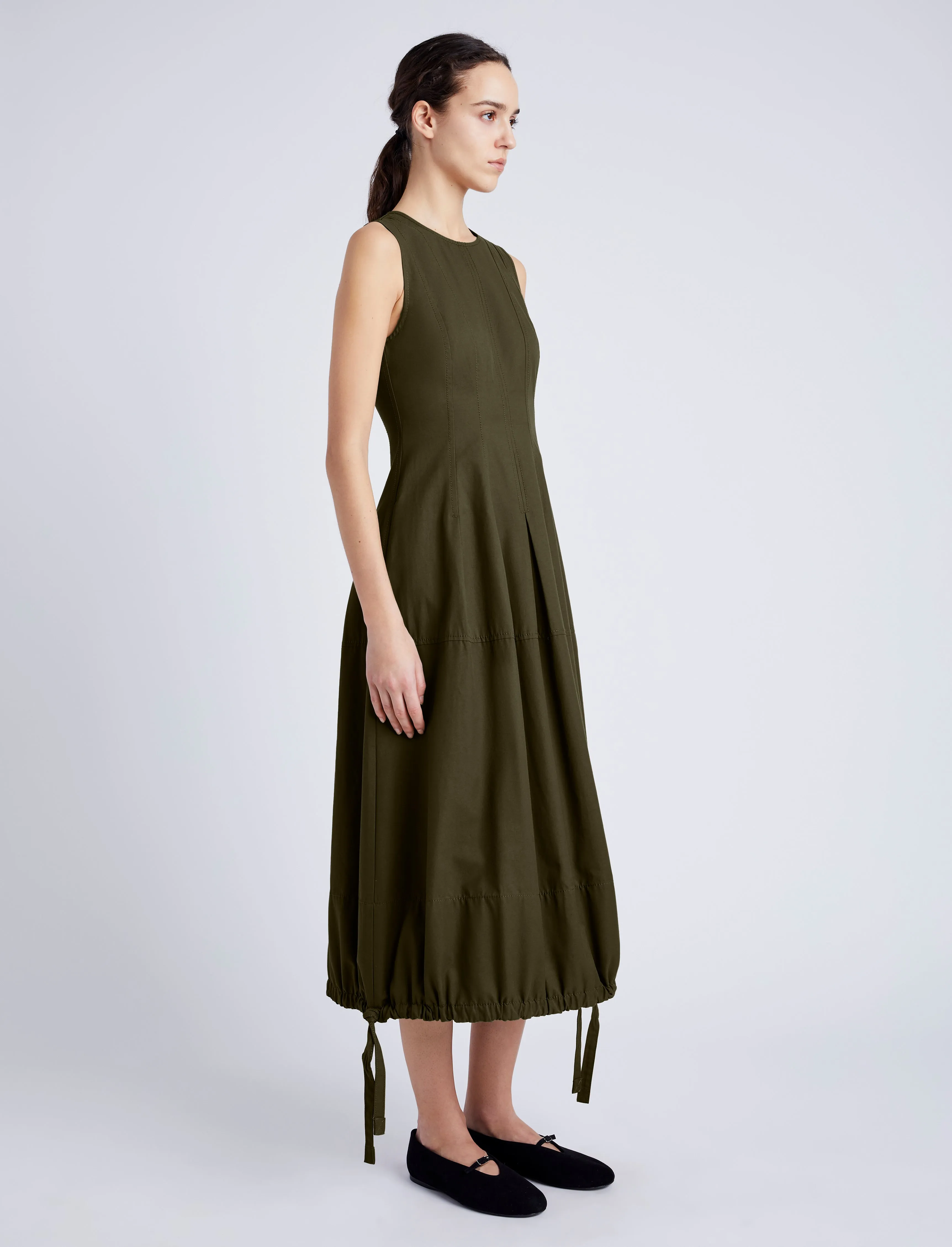 Marley Dress in Tech Cotton sold by Proenza Schouler product image thumbnail 3