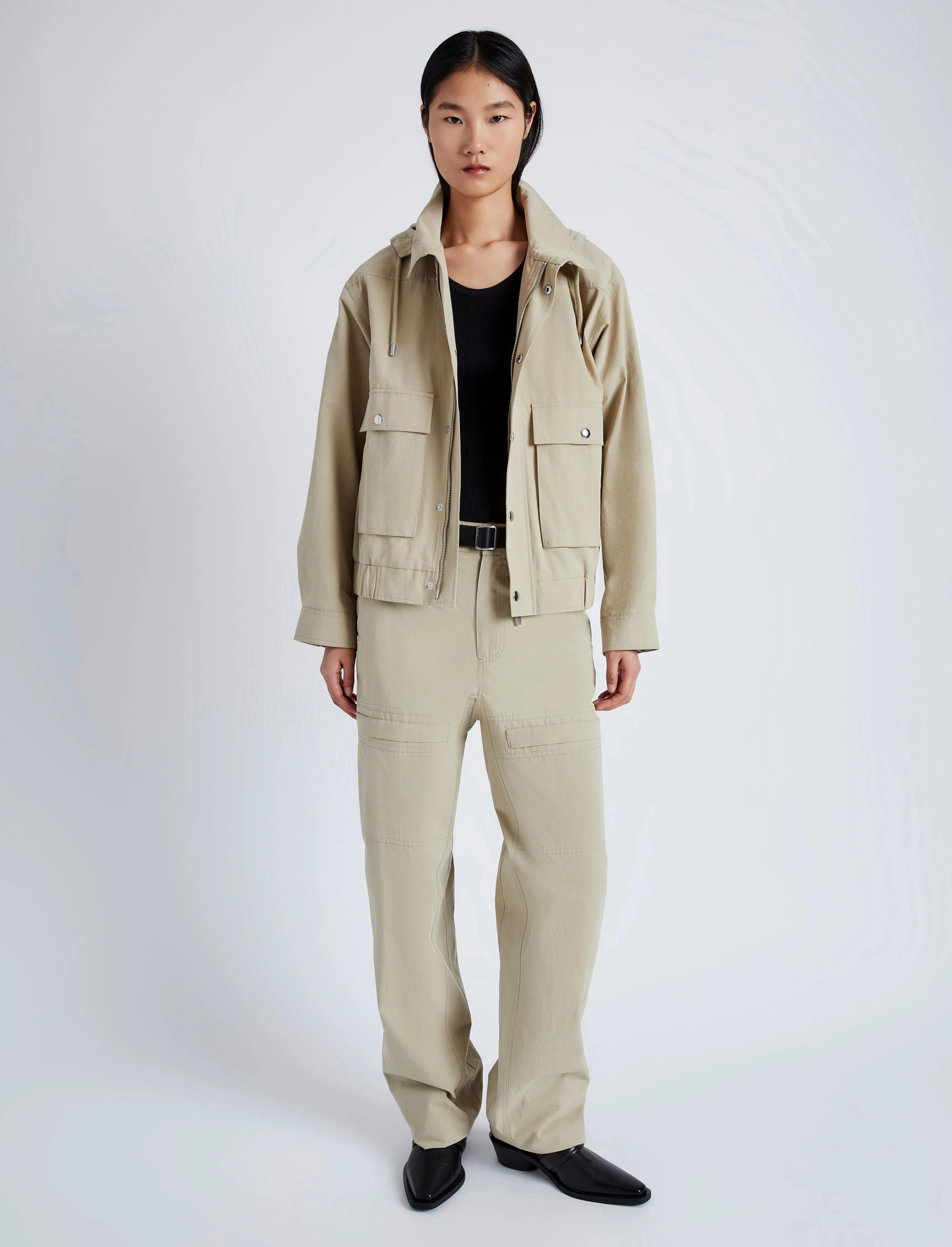 Windsor Jacket in Rumpled Cotton sold by Proenza Schouler product image thumbnail 3