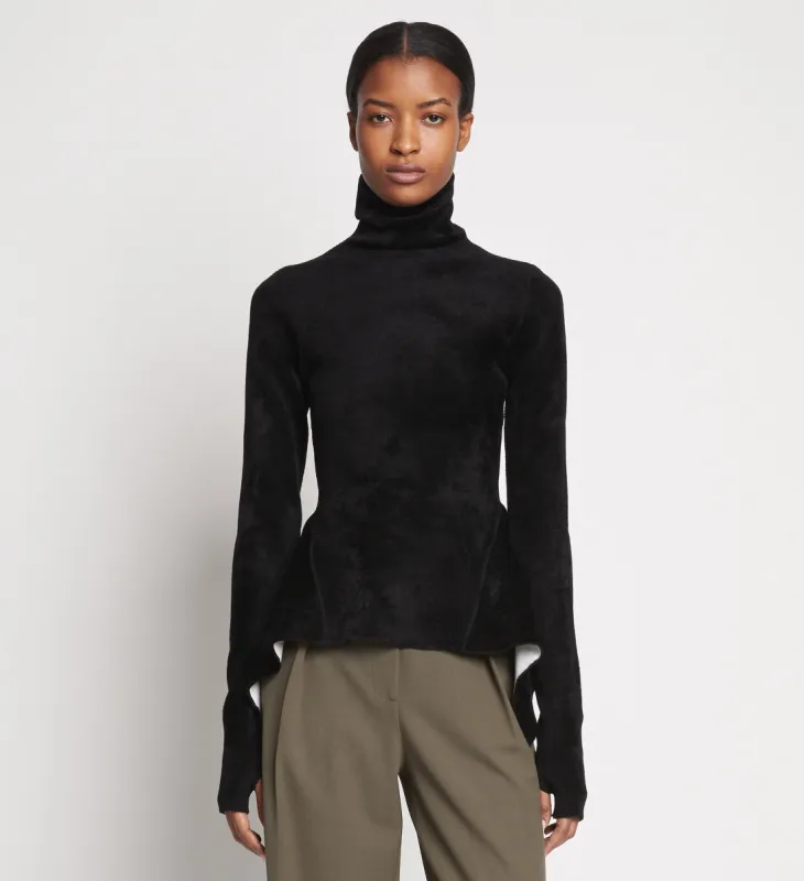 Compact Velvet Knit Top sold by Proenza Schouler