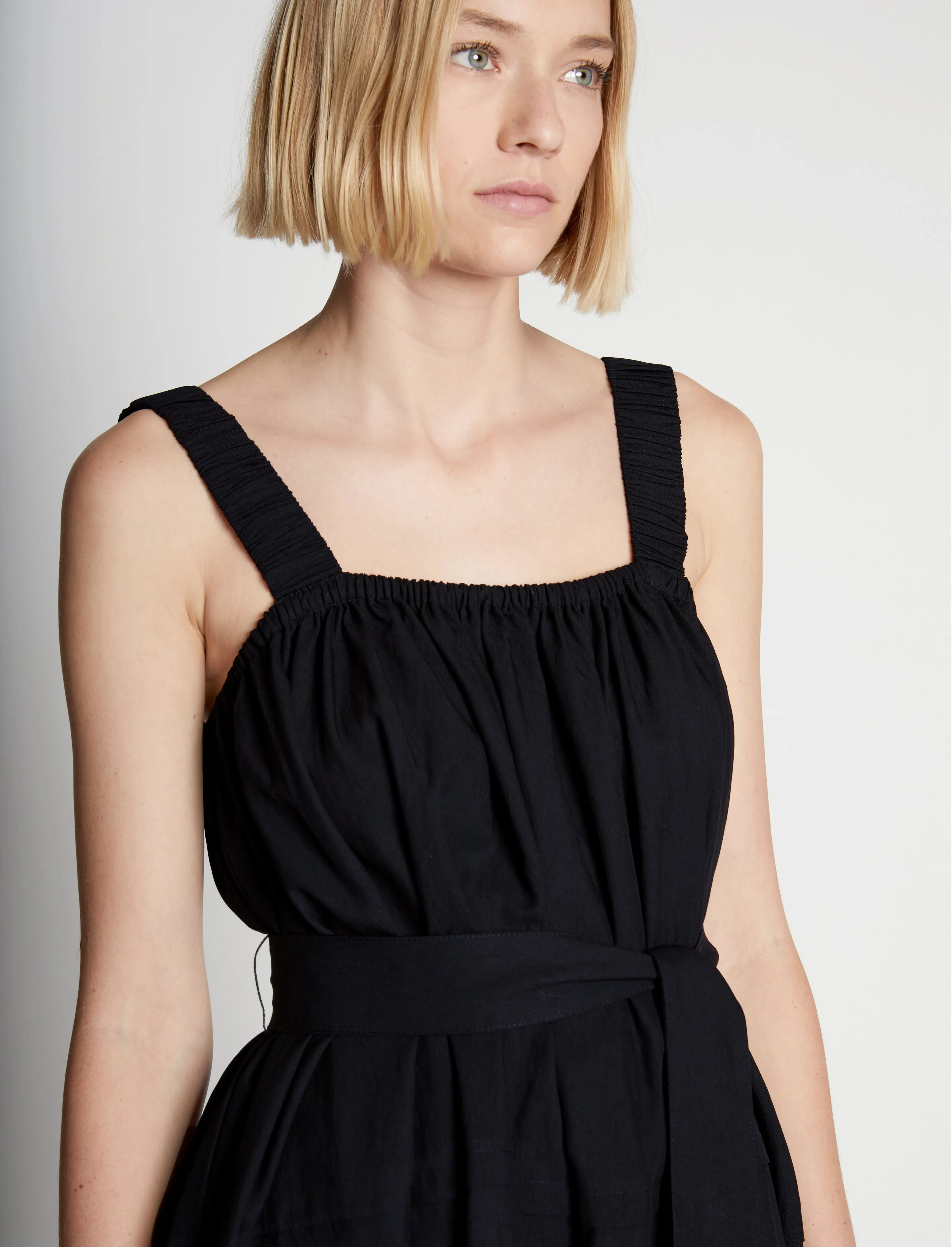 Drapey Suiting Belted Dress sold by Proenza Schouler product image thumbnail 4