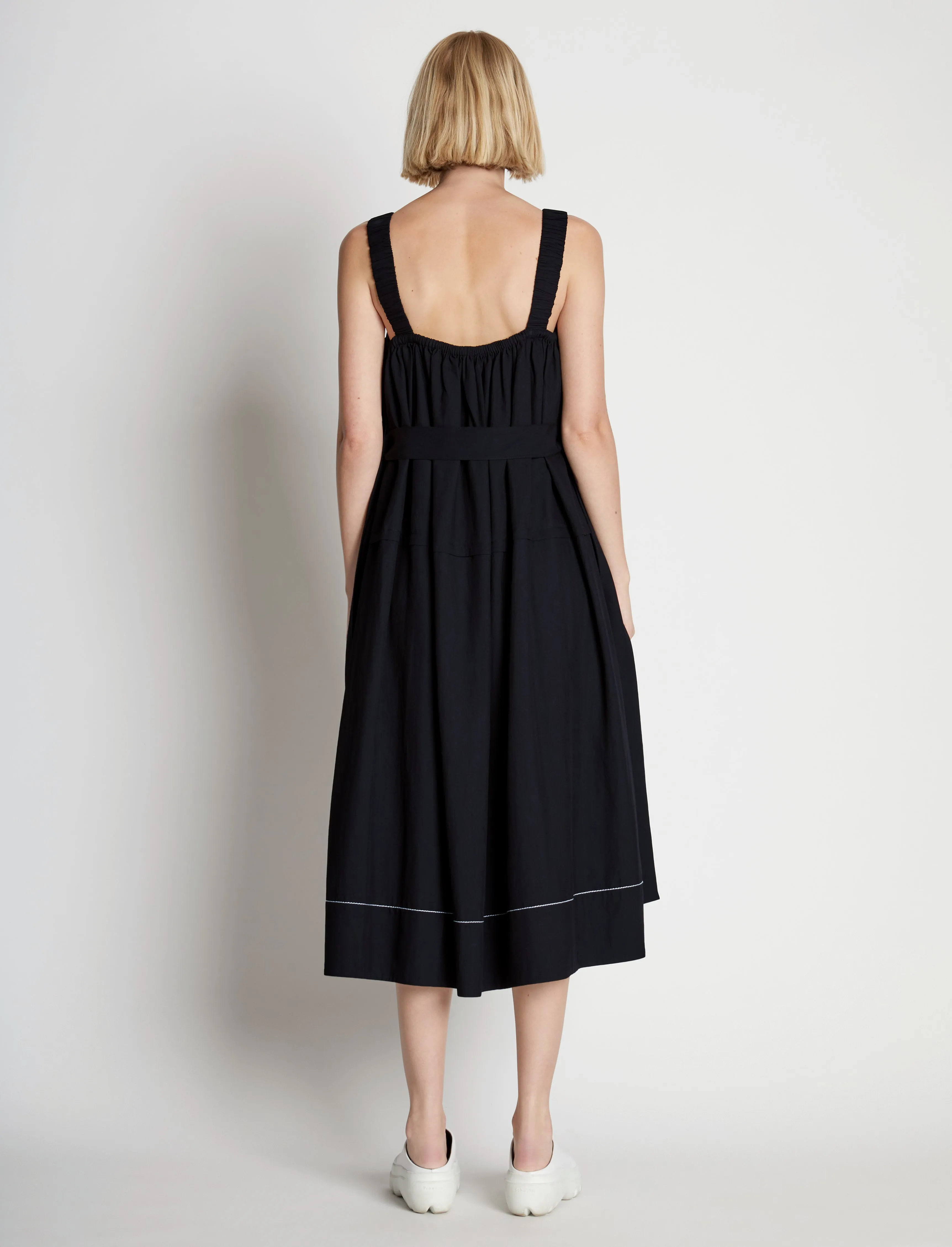 Drapey Suiting Belted Dress sold by Proenza Schouler product image thumbnail 5