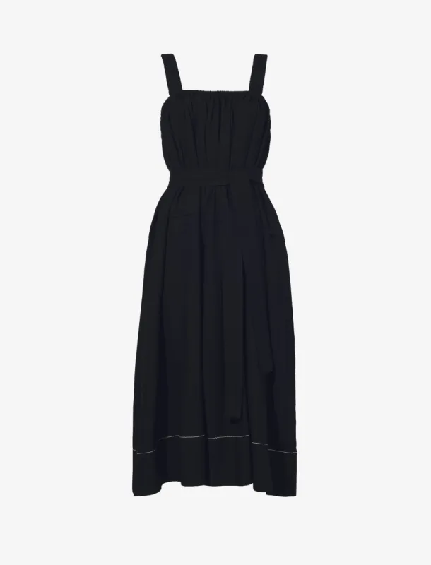 Drapey Suiting Belted Dress sold by Proenza Schouler