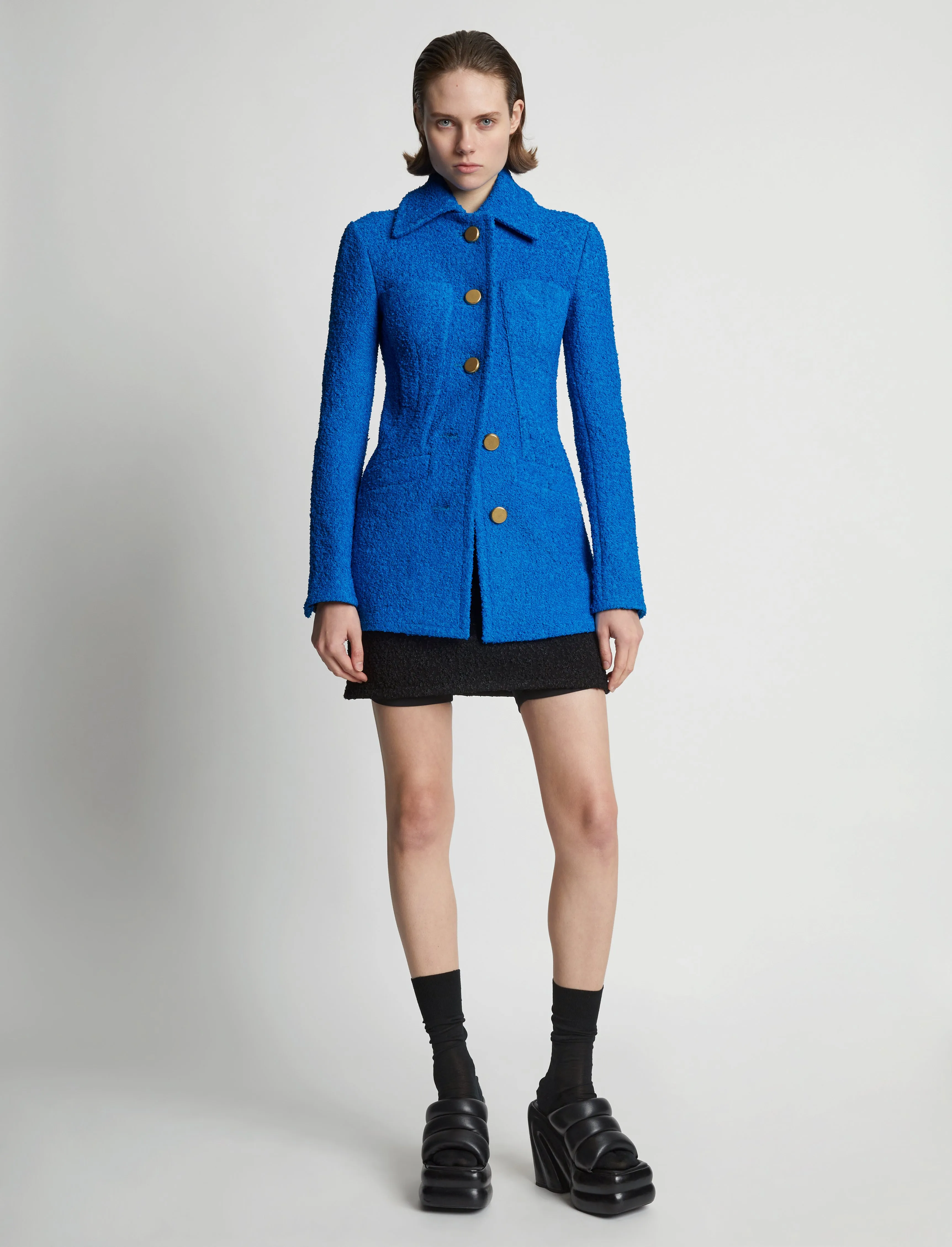 Boucle Tweed Jacket sold by Proenza Schouler product image thumbnail 3