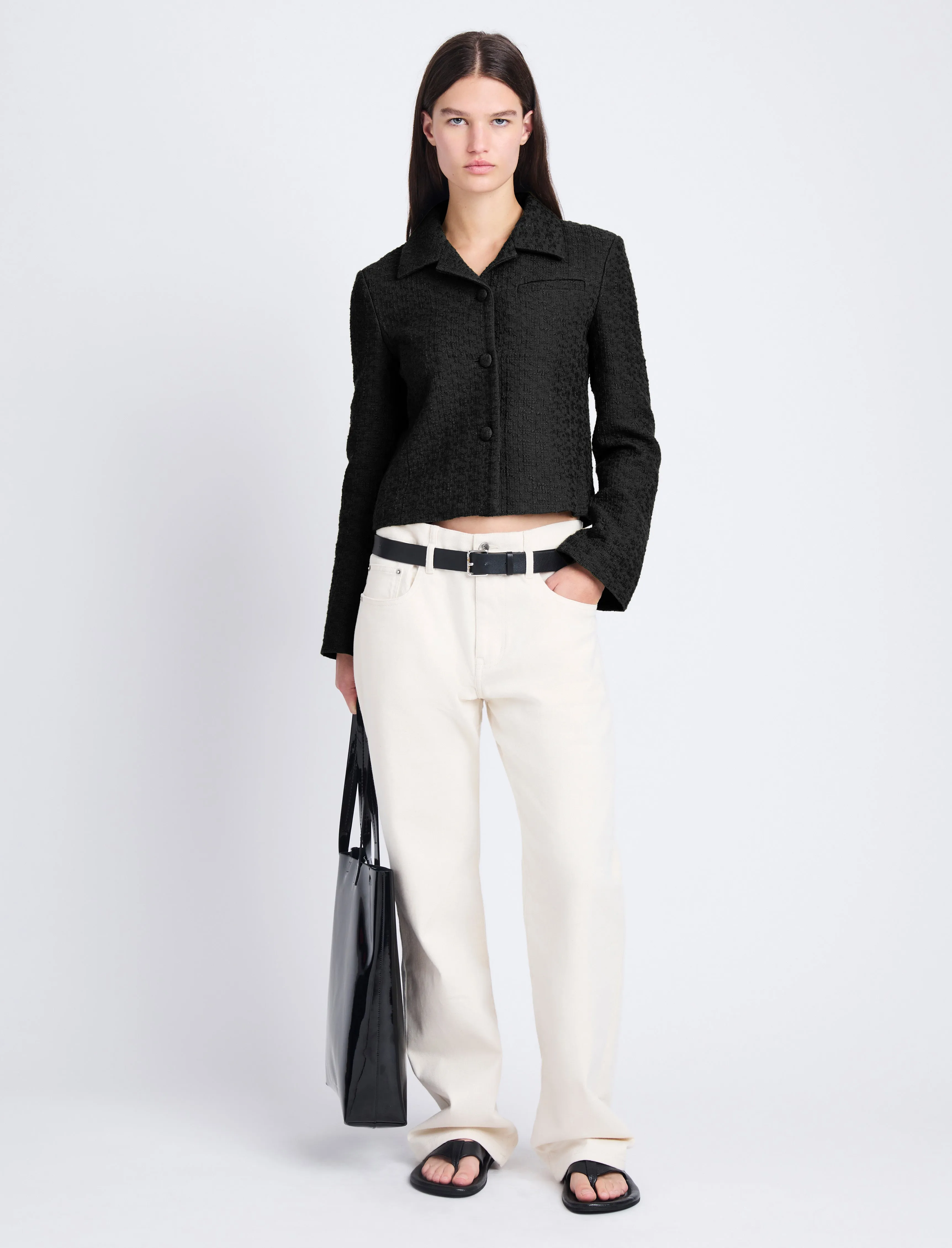 Quinn Jacket in Tweed sold by Proenza Schouler product image thumbnail 3