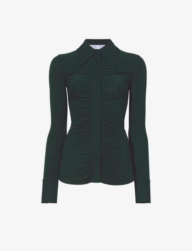 Matte Crepe Button Down sold by Proenza Schouler