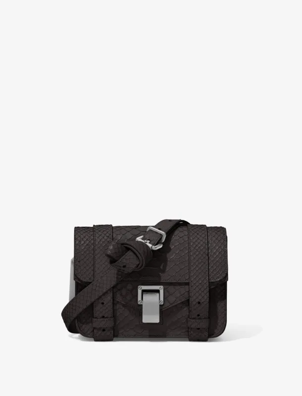 PS1 Mini Crossbody Bag in Carved Python sold by Proenza Schouler