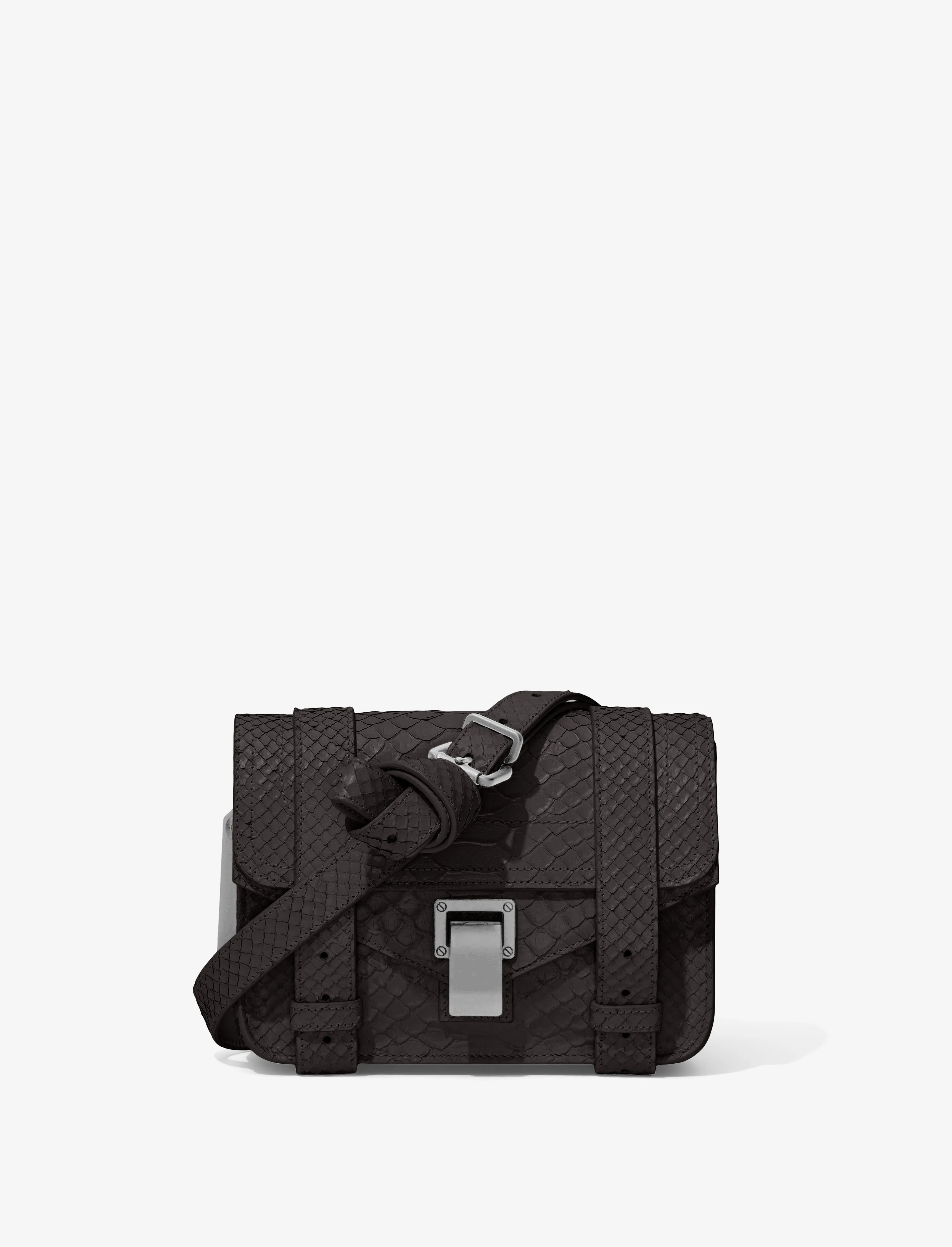 PS1 Mini Crossbody Bag in Carved Python sold by Proenza Schouler