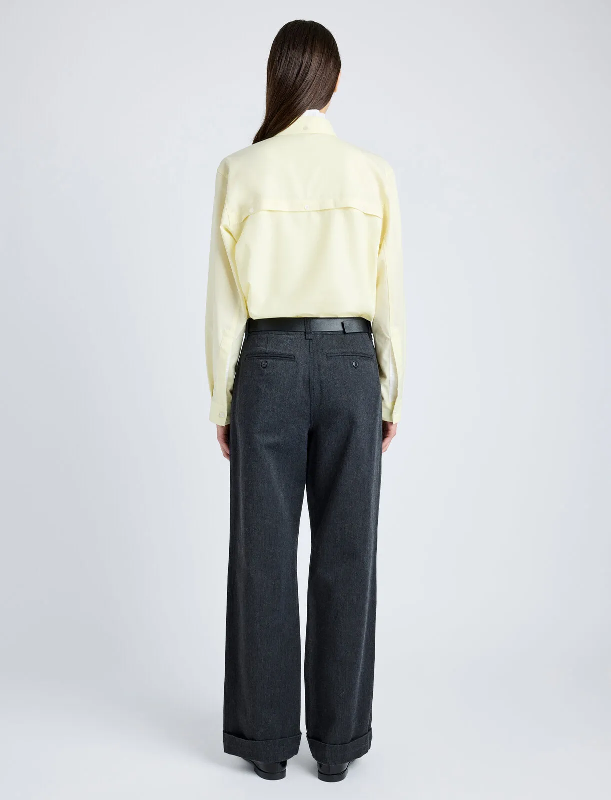 Rose Shirt in Fine Wool sold by Proenza Schouler product image thumbnail 5