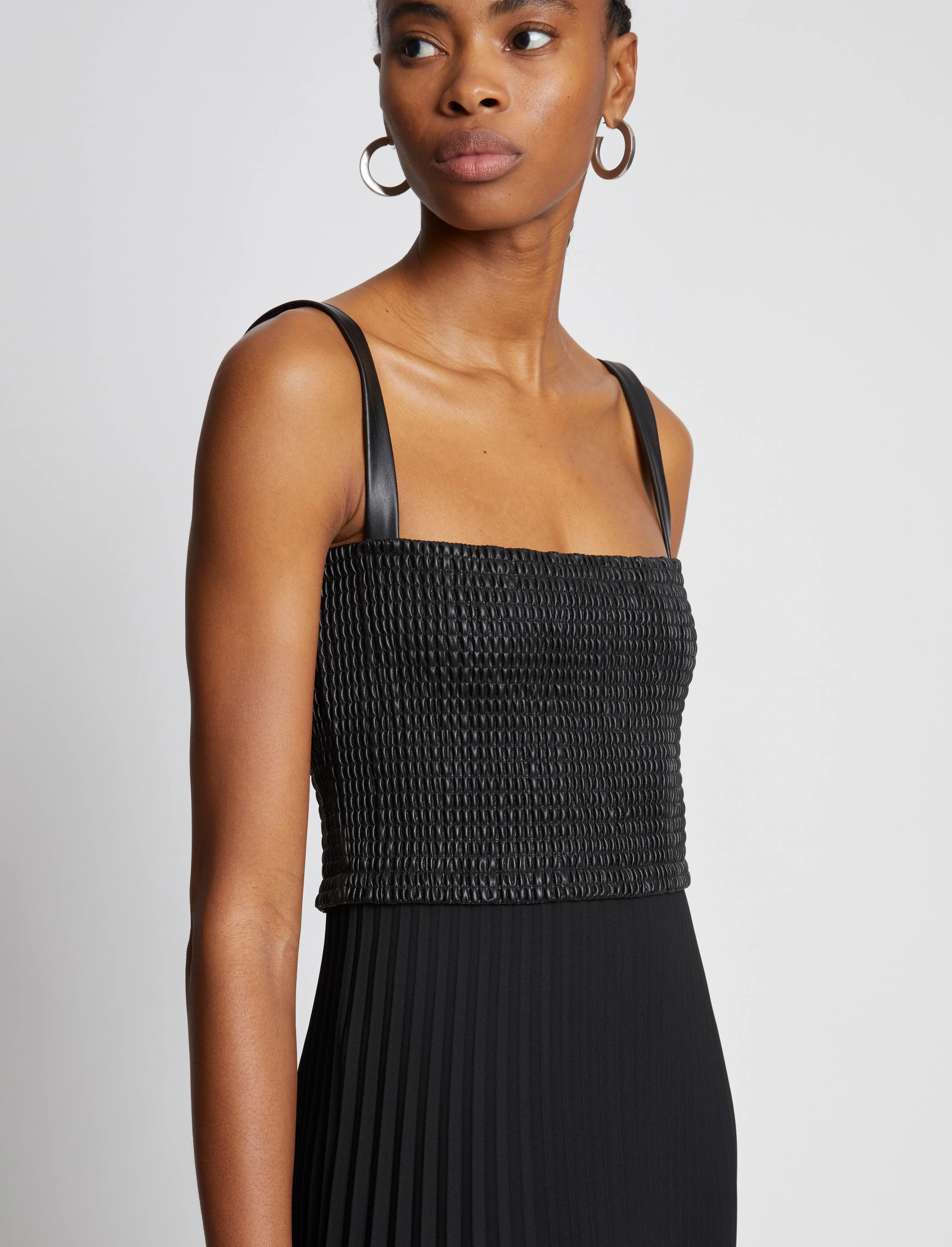 Bi-Color Pleated Dress sold by Proenza Schouler product image thumbnail 5