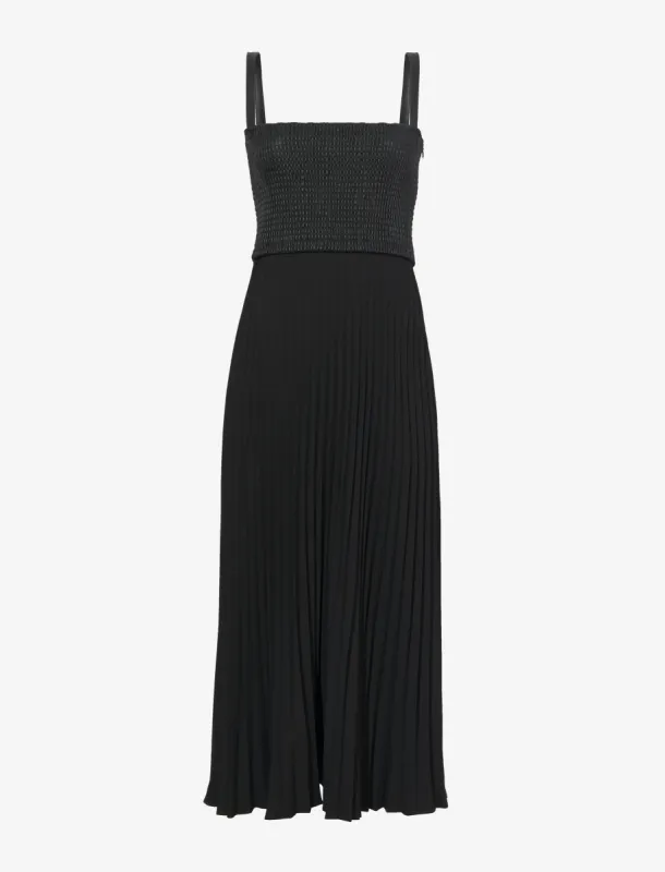 Bi-Color Pleated Dress sold by Proenza Schouler