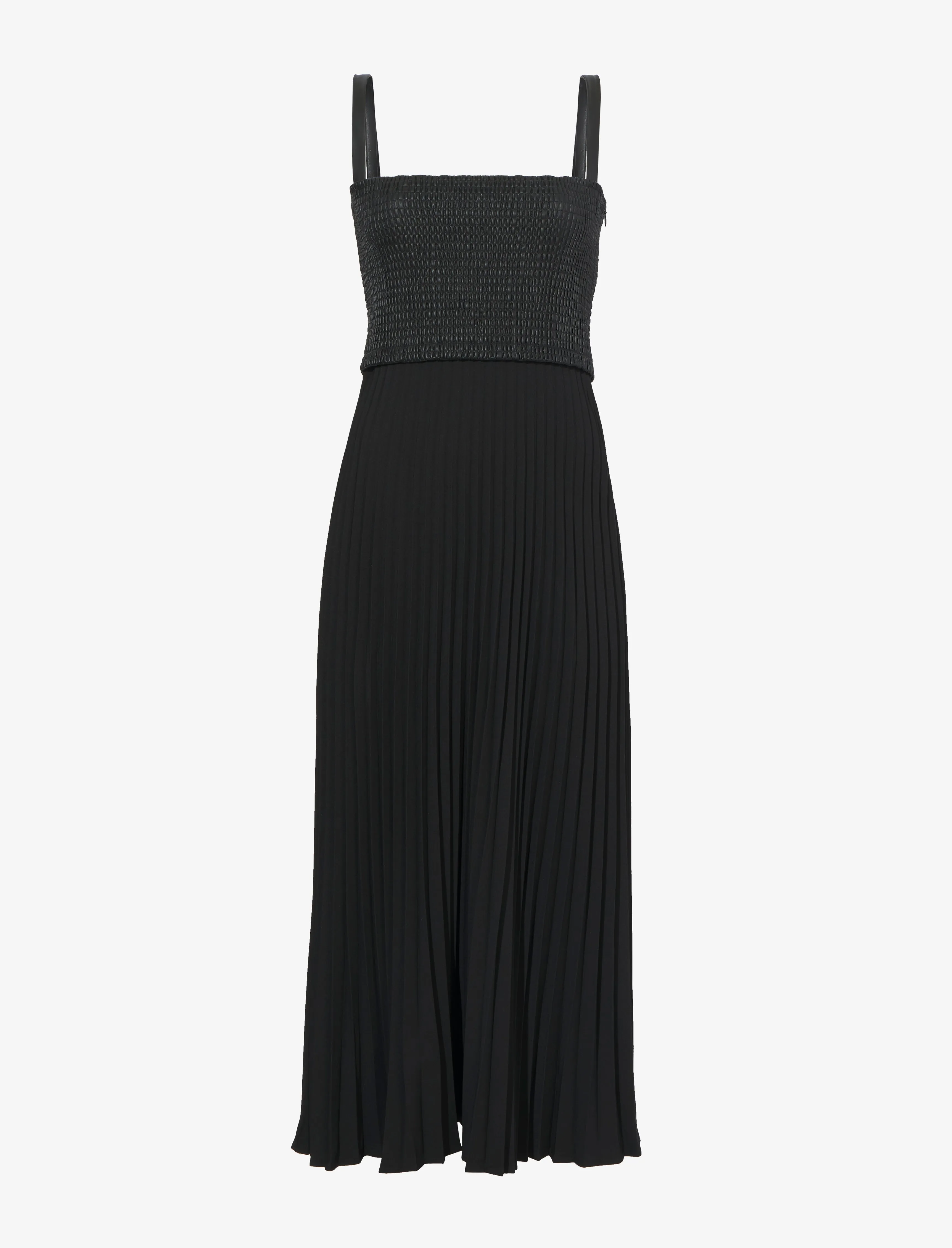 Bi-Color Pleated Dress sold by Proenza Schouler