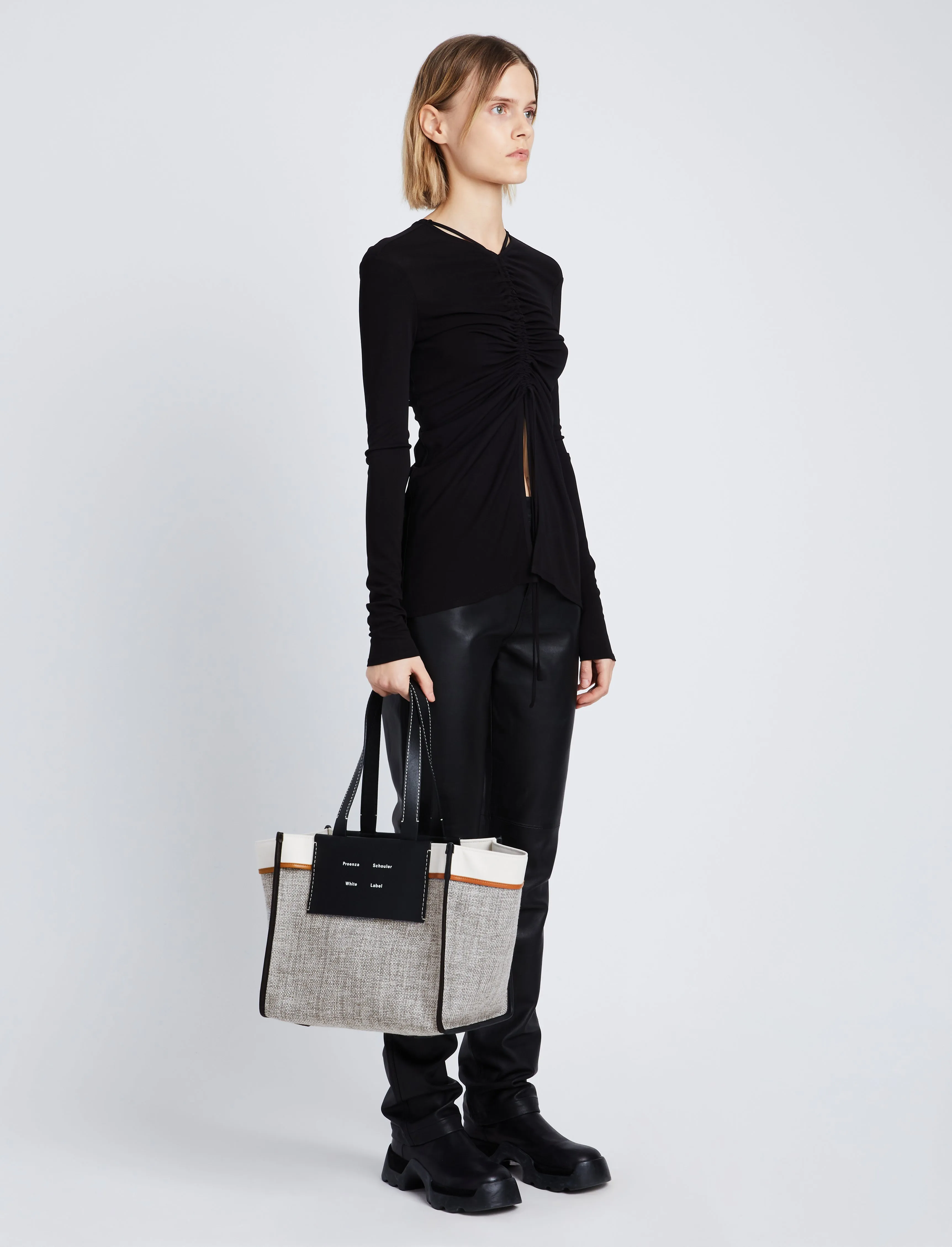 Large Morris Tote in Tweed sold by Proenza Schouler product image thumbnail 2