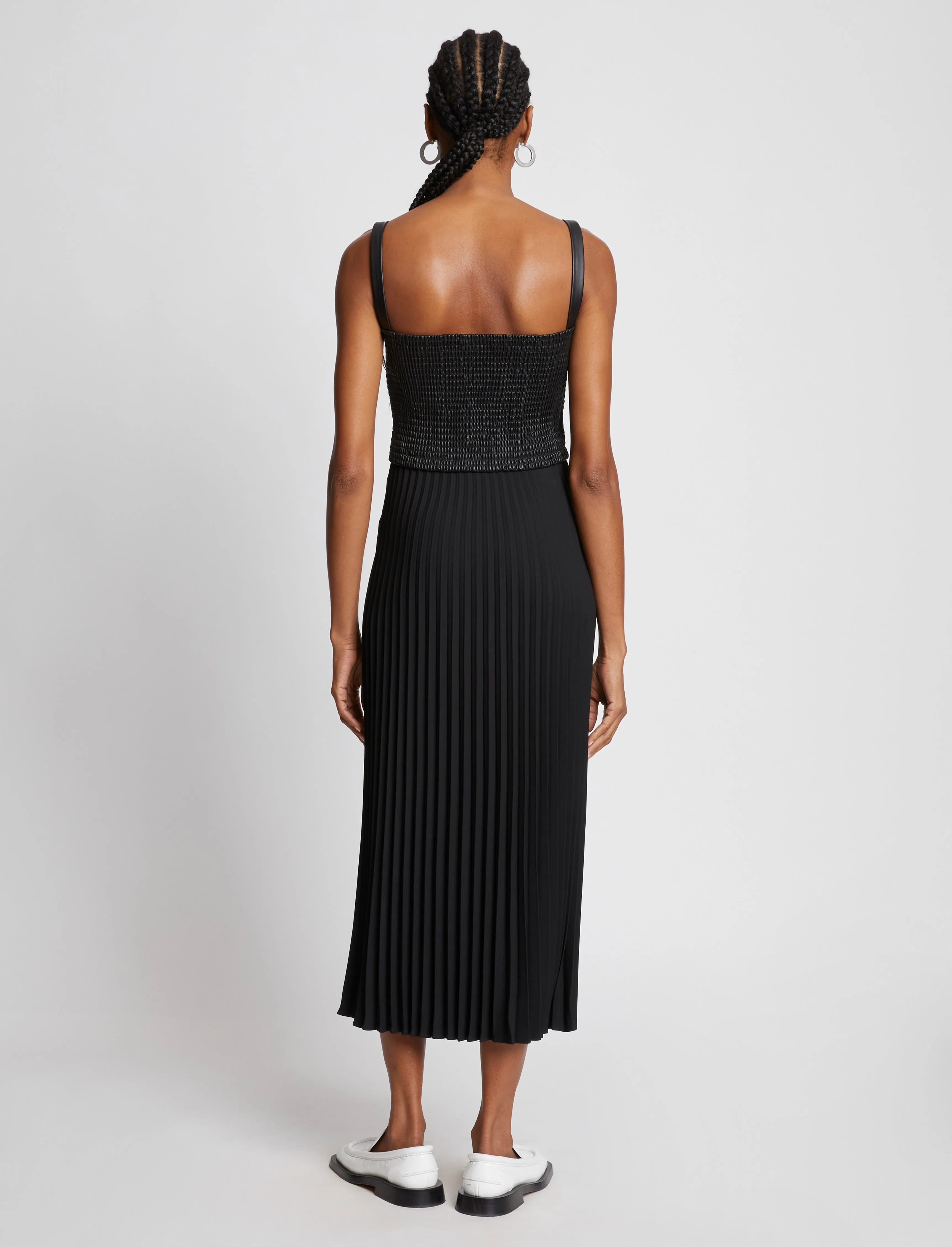 Bi-Color Pleated Dress sold by Proenza Schouler product image thumbnail 4