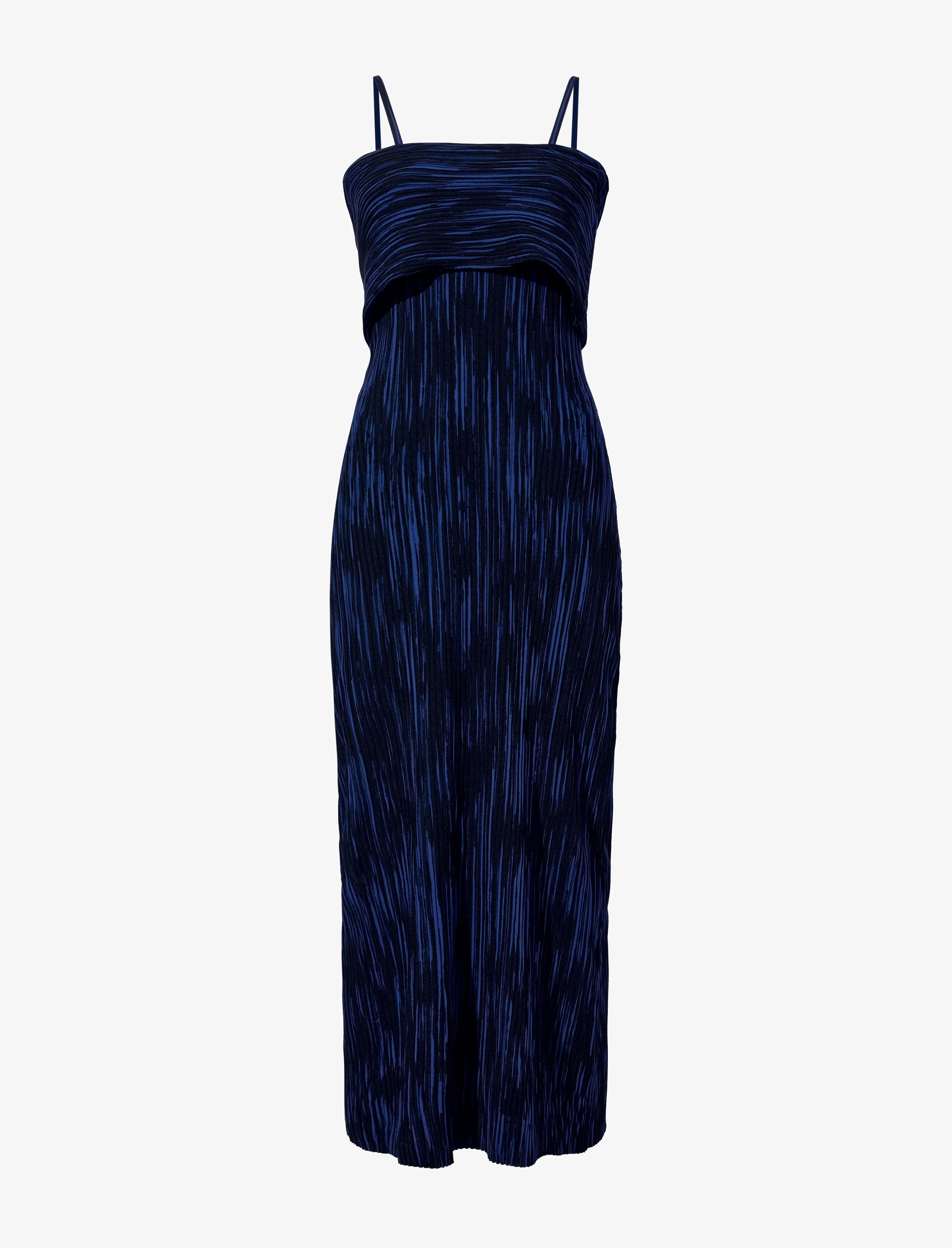 Ward Knit Dress in Printed Rib sold by Proenza Schouler