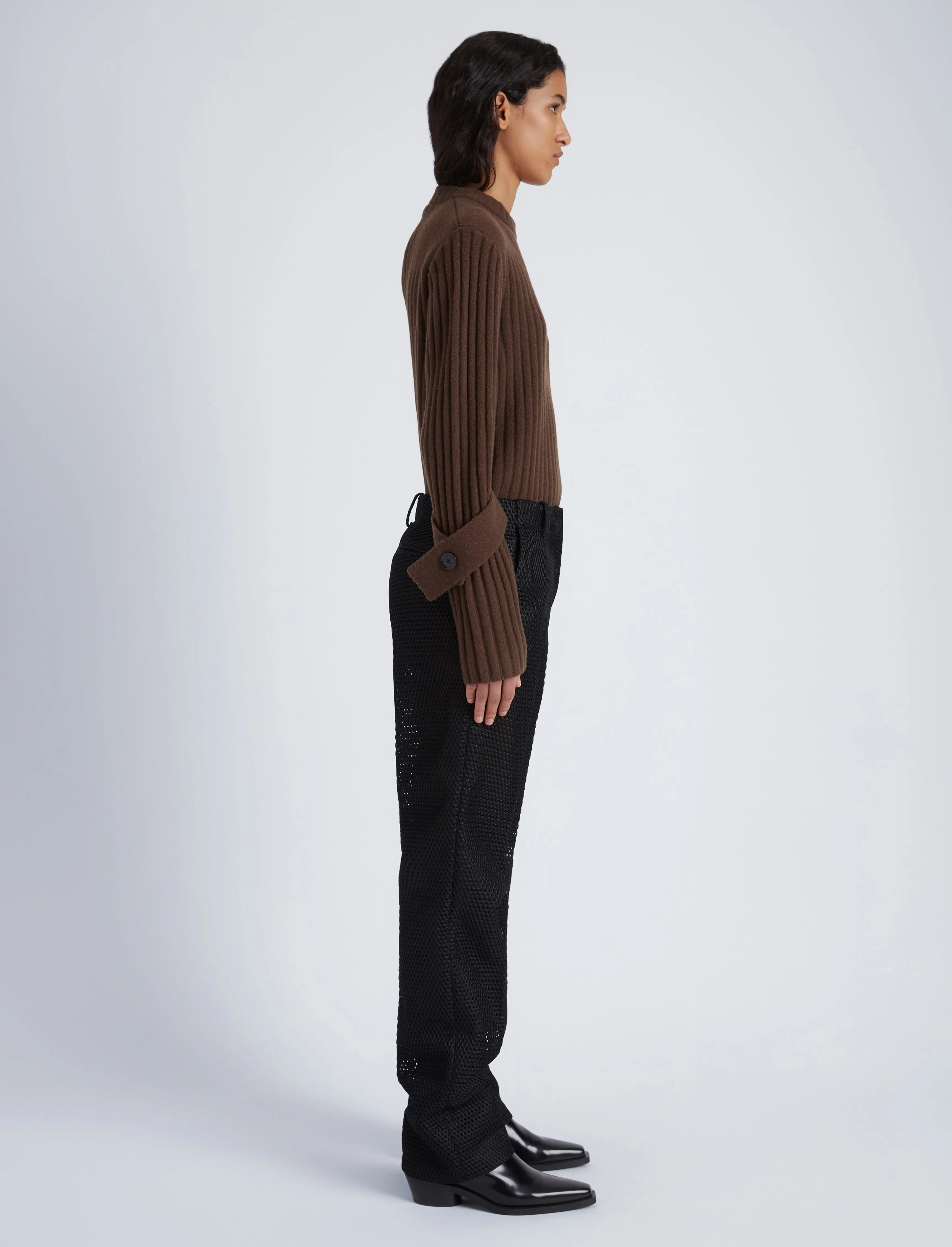 Verona Sweater in Midweight Cashmere Rib sold by Proenza Schouler product image thumbnail 4