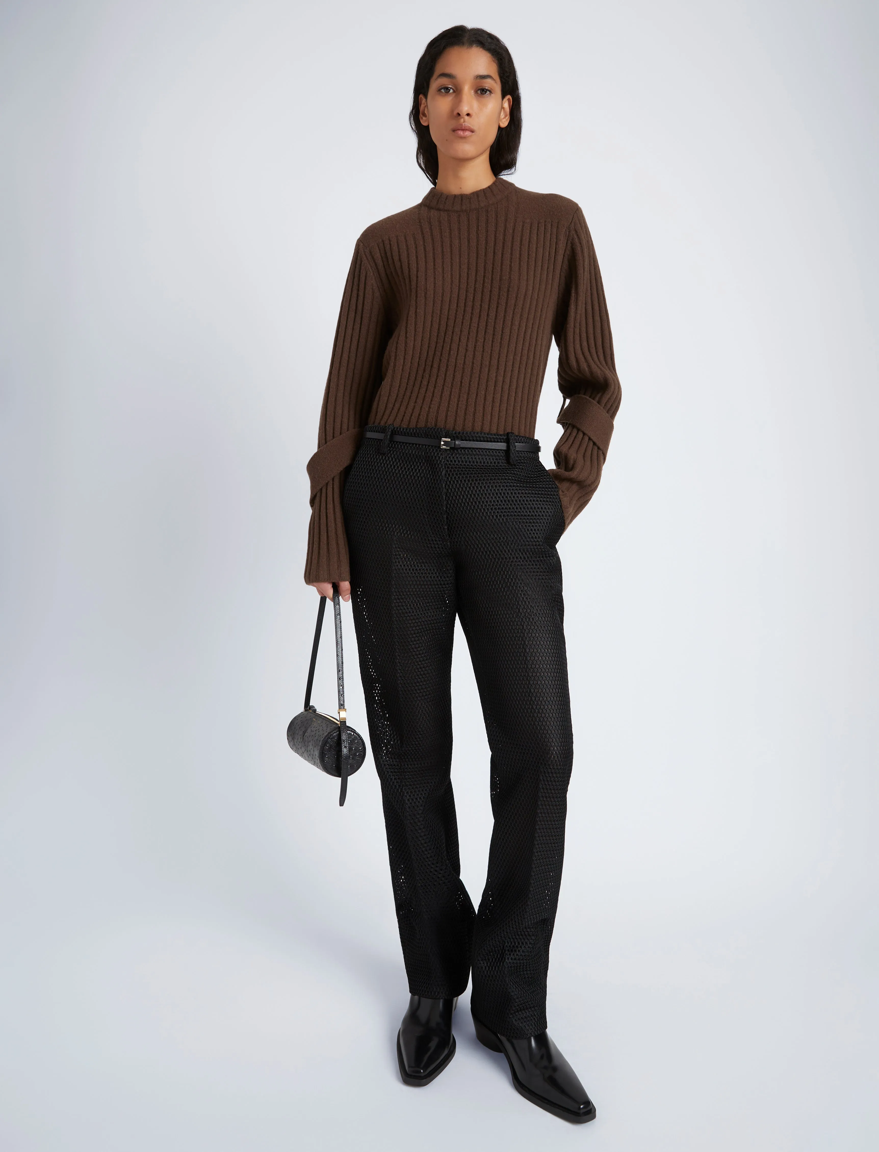 Verona Sweater in Midweight Cashmere Rib sold by Proenza Schouler product image thumbnail 3